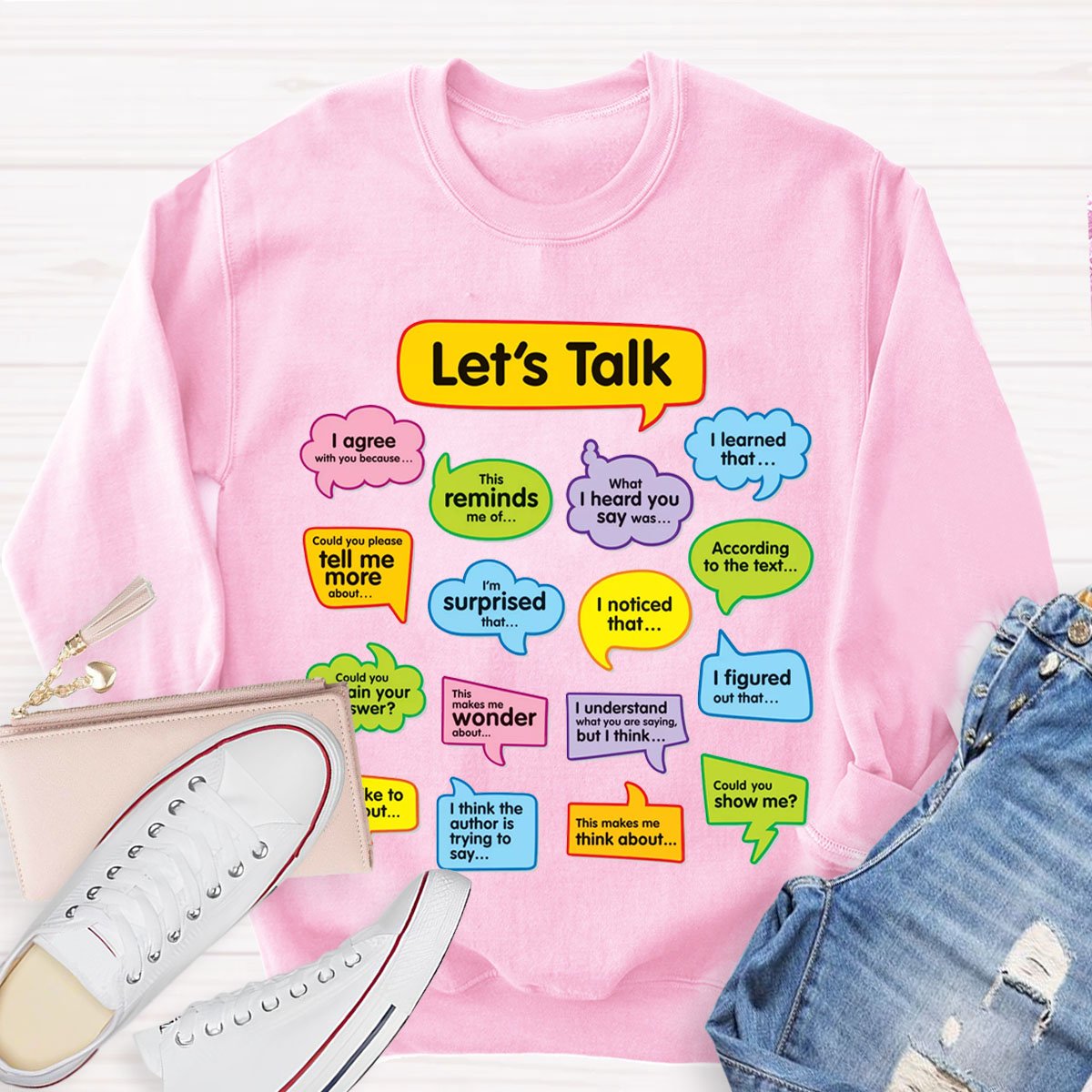 Let's Talk I'm Surprised Sweatshirt