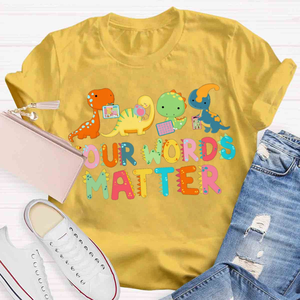 Your World Matters Dinosaur T-shirt