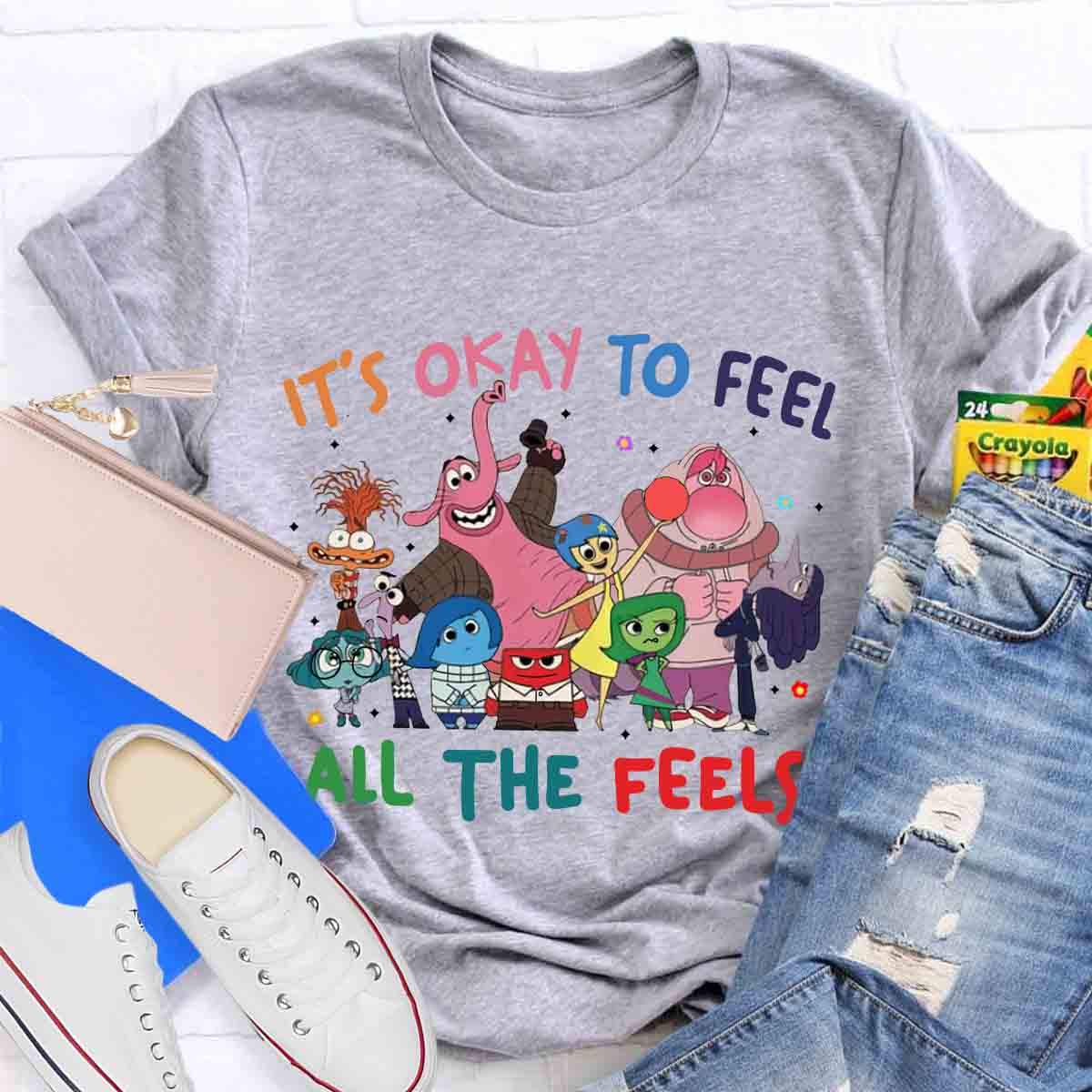 It's Okay To Feel All The Feels Special Education T-Shirt