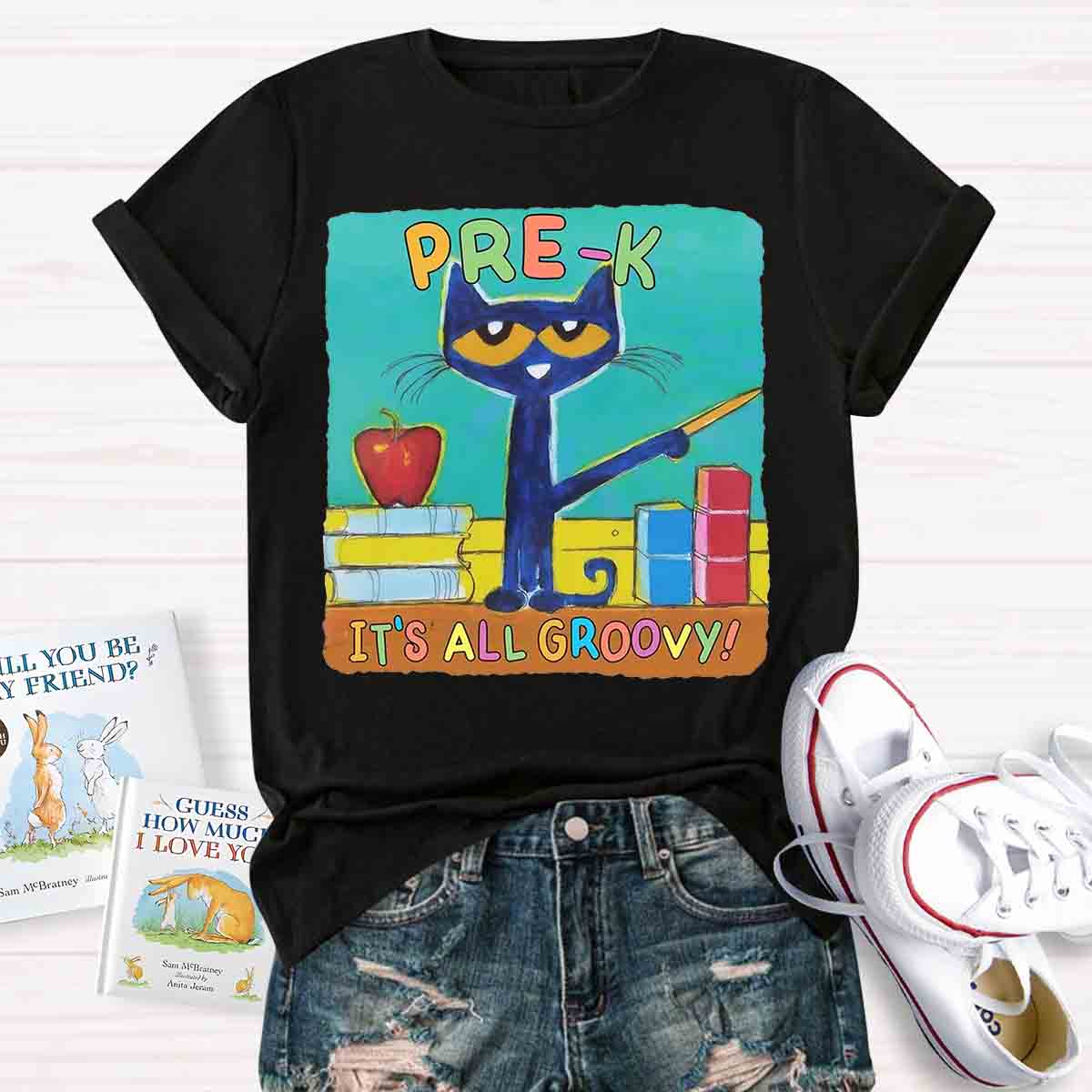 Personalized Grade It's All Groovy Pete The Cat T-shirt