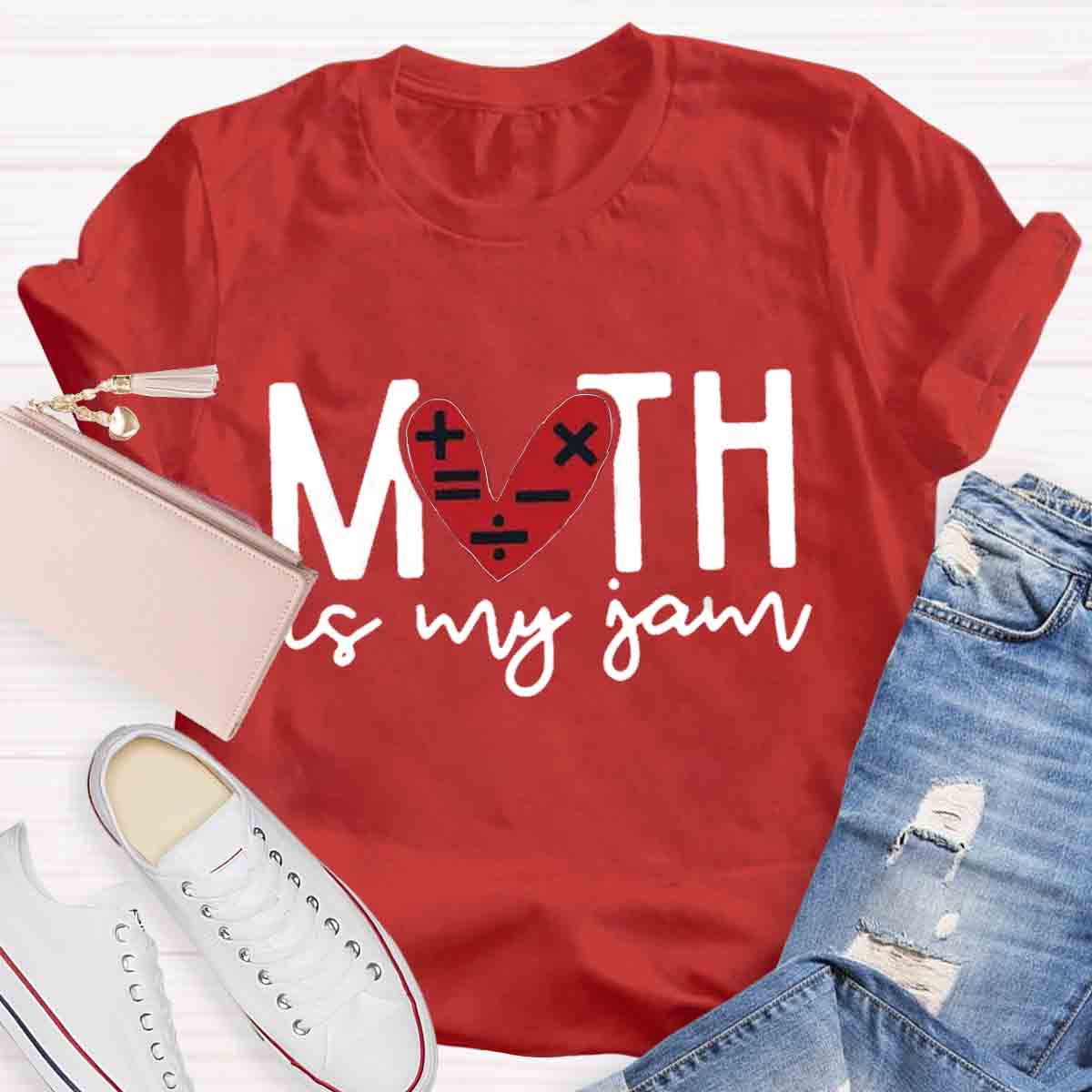 Math Is My Jam Math Teacher T-Shirt