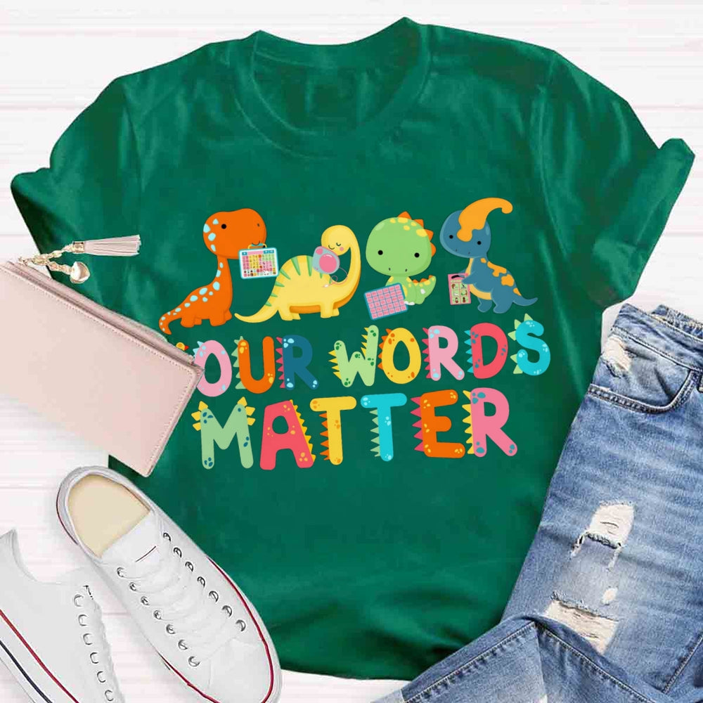 Your World Matters Dinosaur T-shirt