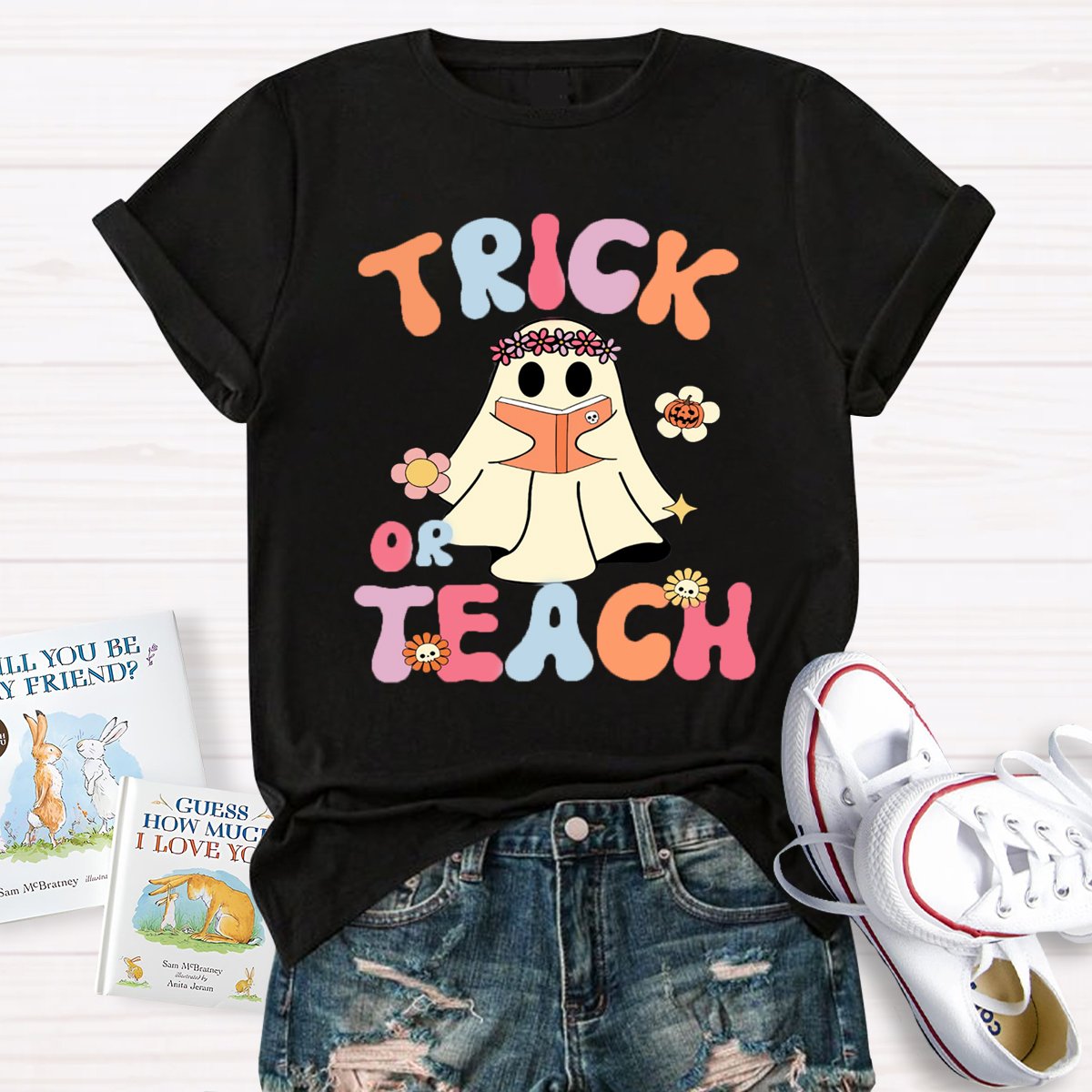 Trick Or Teach Teacher Halloween Shirt