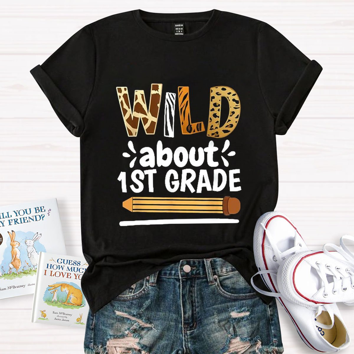 Personalized Your Grade Wild About T-Shirt