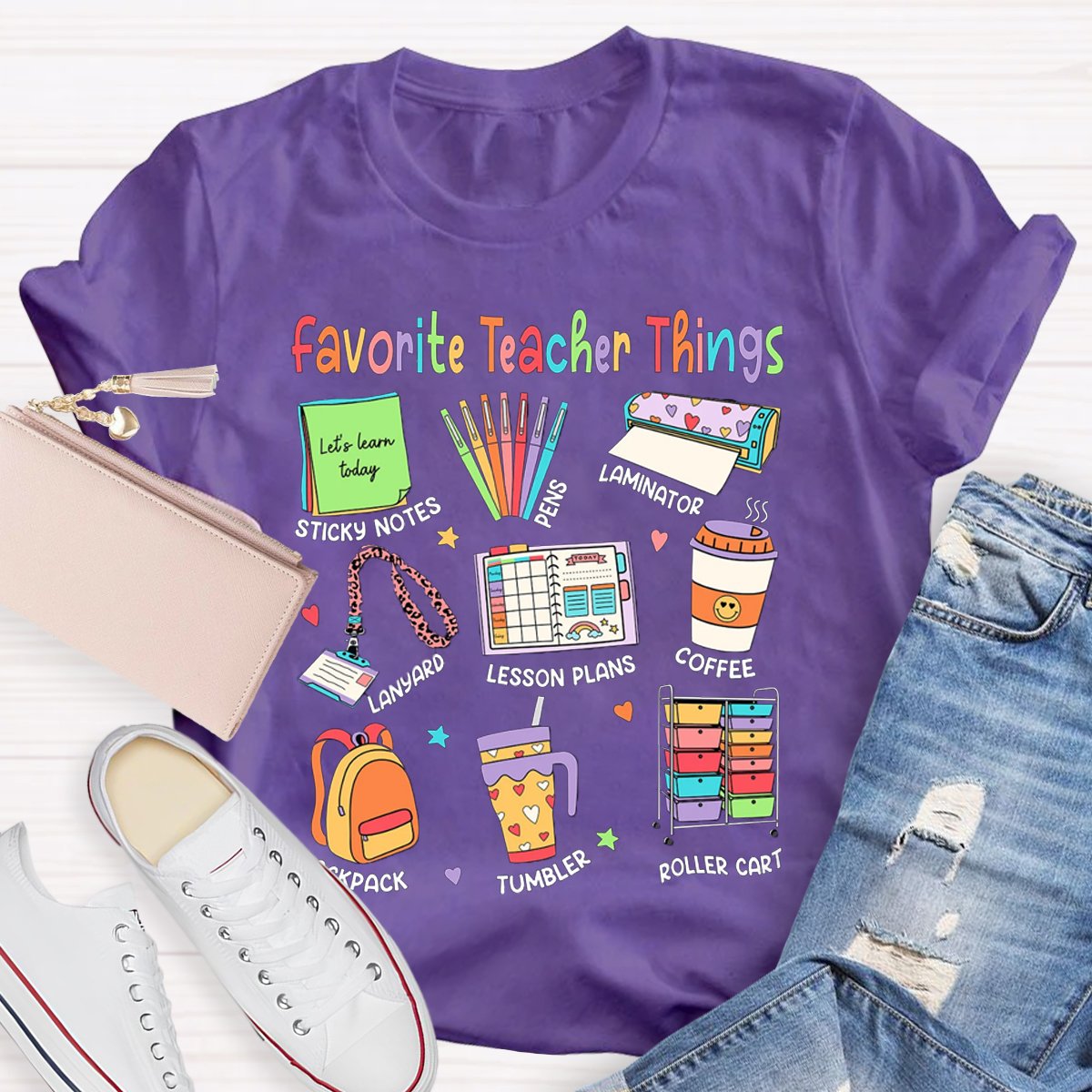 Favorite Teacher Things Teacher Shirt