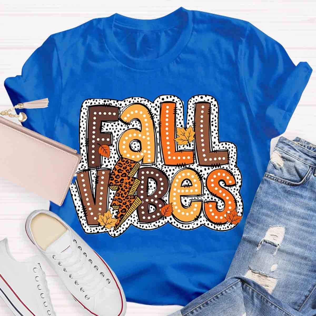 Autumn Design Fall Vibes Shirt