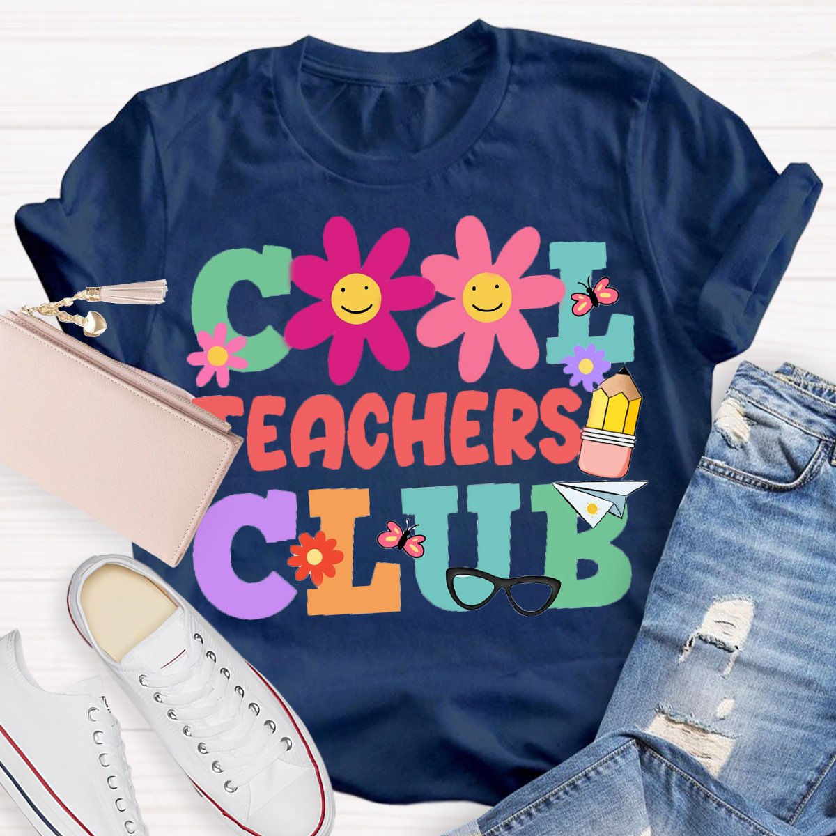 Cool Teachers Club Teacher's Day T-Shirt