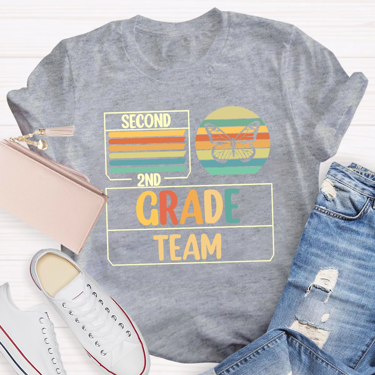 Second 2nd Grade Team Teacher Shirt