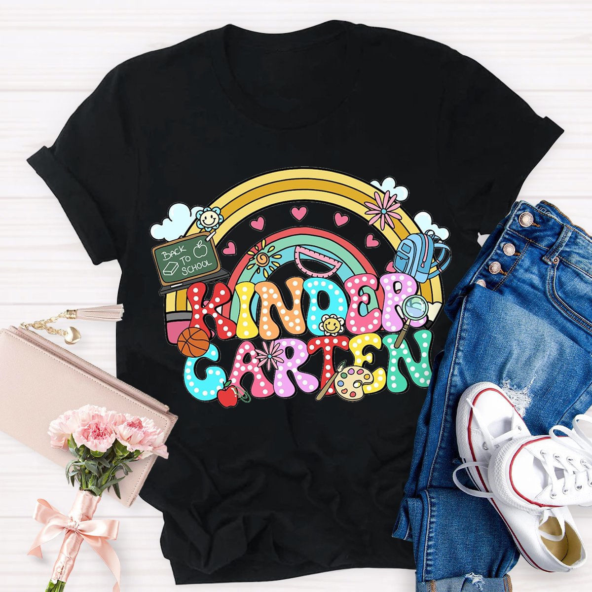 Back To School Kindergarten Teacher T-shirt