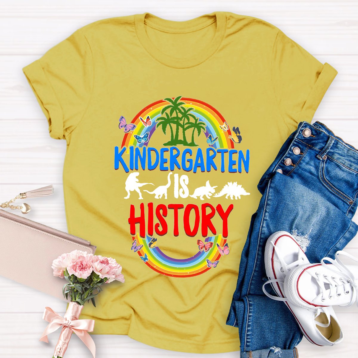 Kindergarten Is Histroy Teacher Shirt