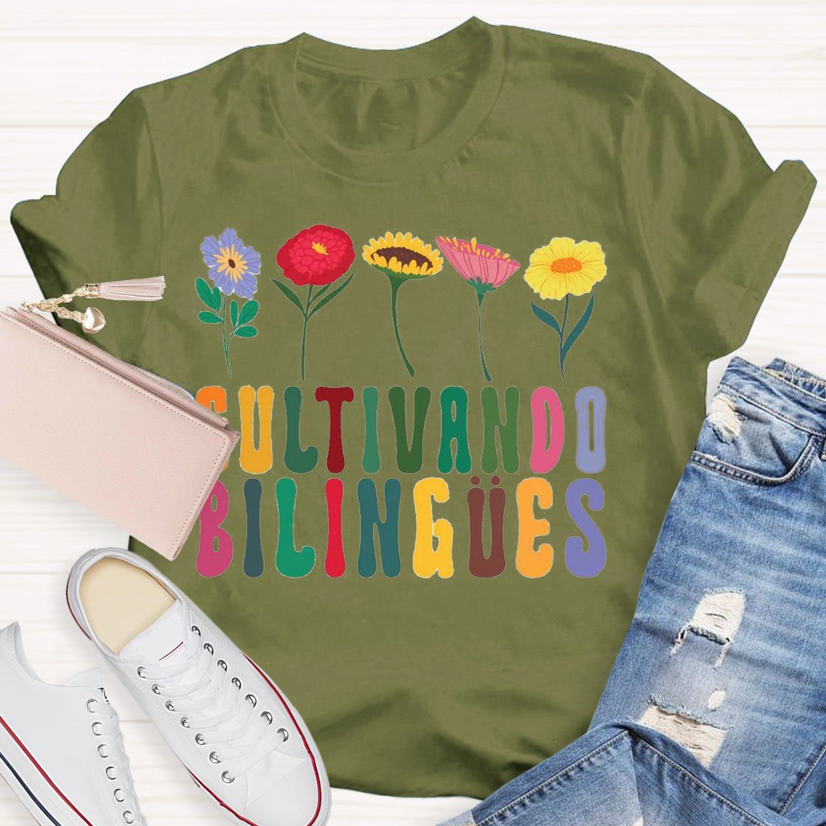 Cultivando Bilingües Bilingual Teacher Shirt