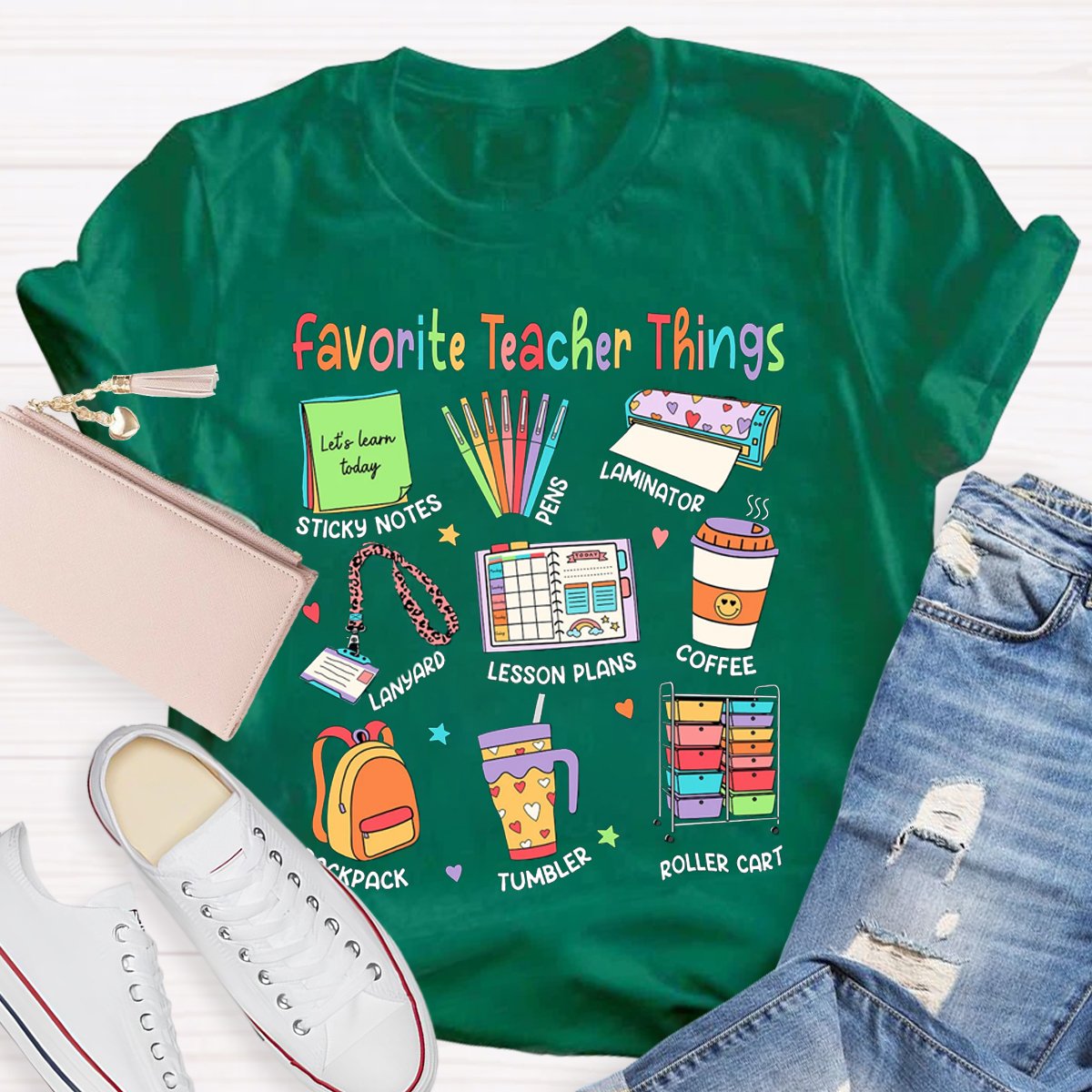 Favorite Teacher Things Teacher Shirt