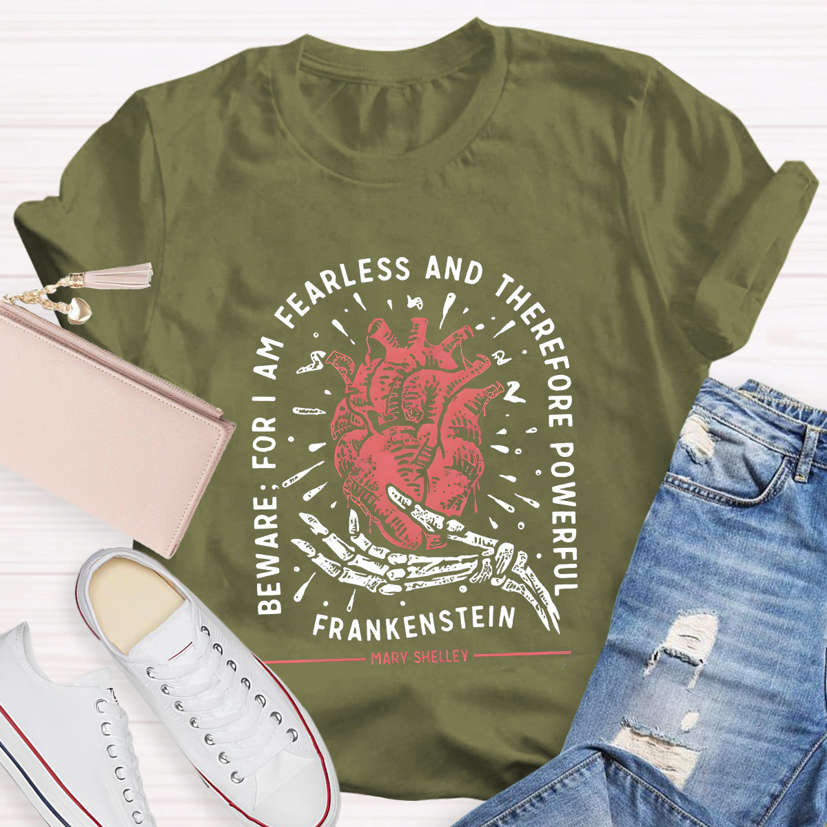 Beware For I Am Fearless Teacher T-Shirt