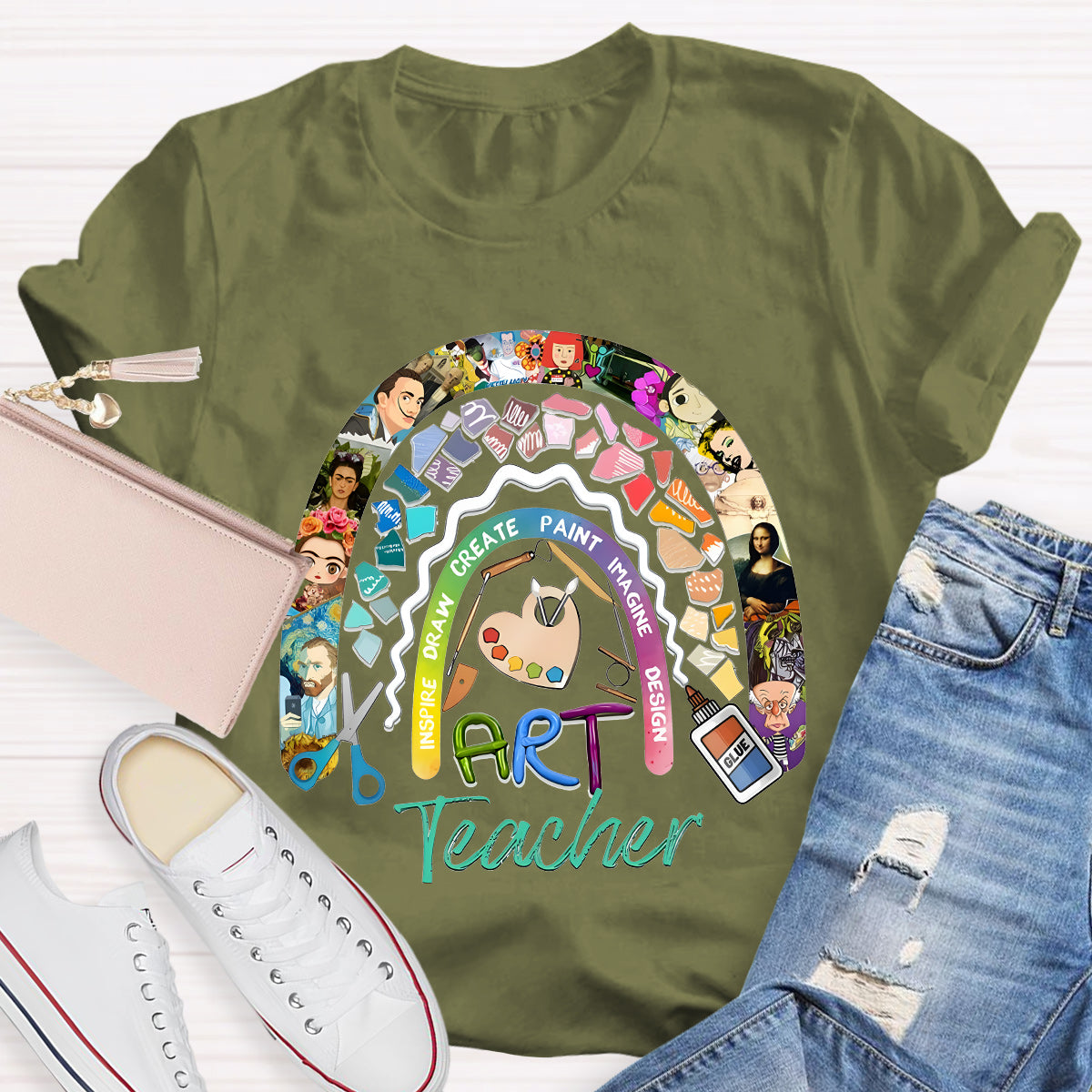 Art Teacher Design Teacher T-Shirt