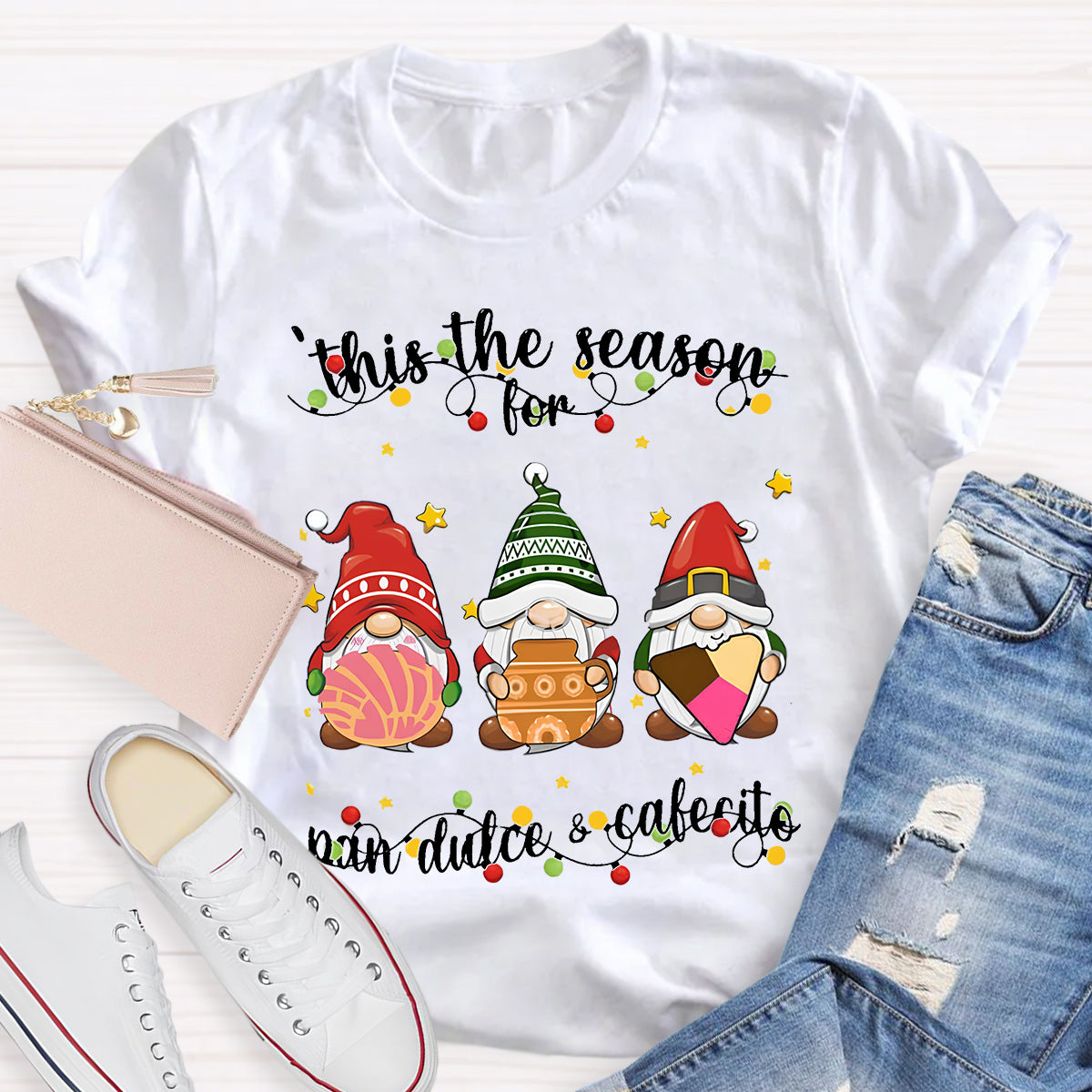 This The Season For Pan Dulce & Cafecito Spanish Christmas T-Shirt