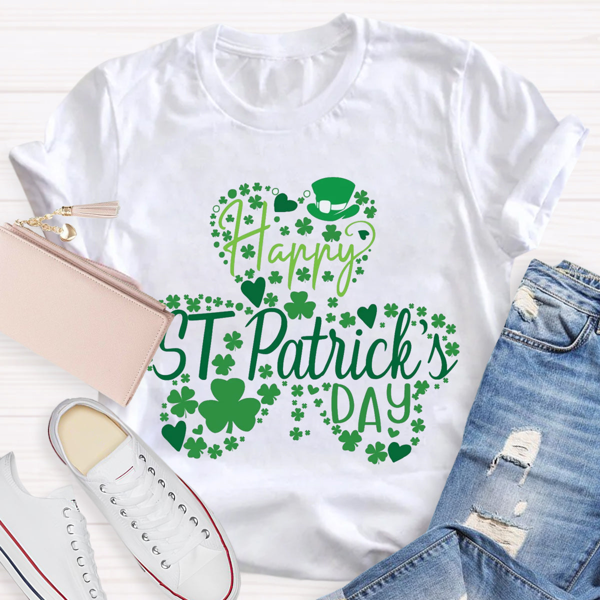 Happy St Patrick's' Day Teacher T-Shirt