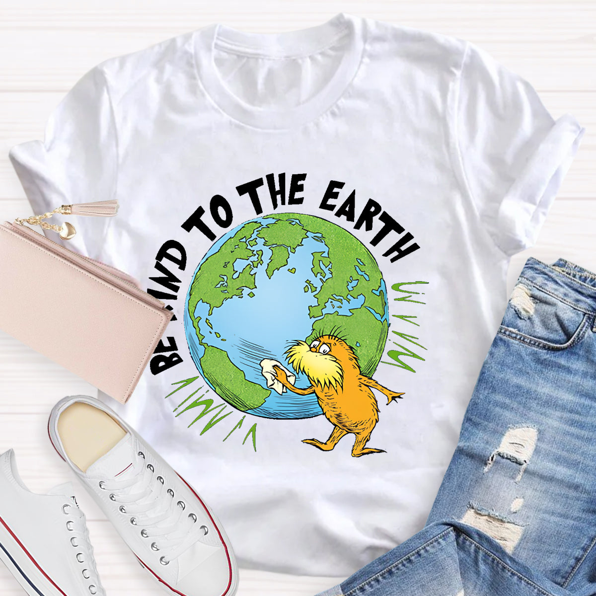 Be Kind To The Earth Teacher T-Shirt