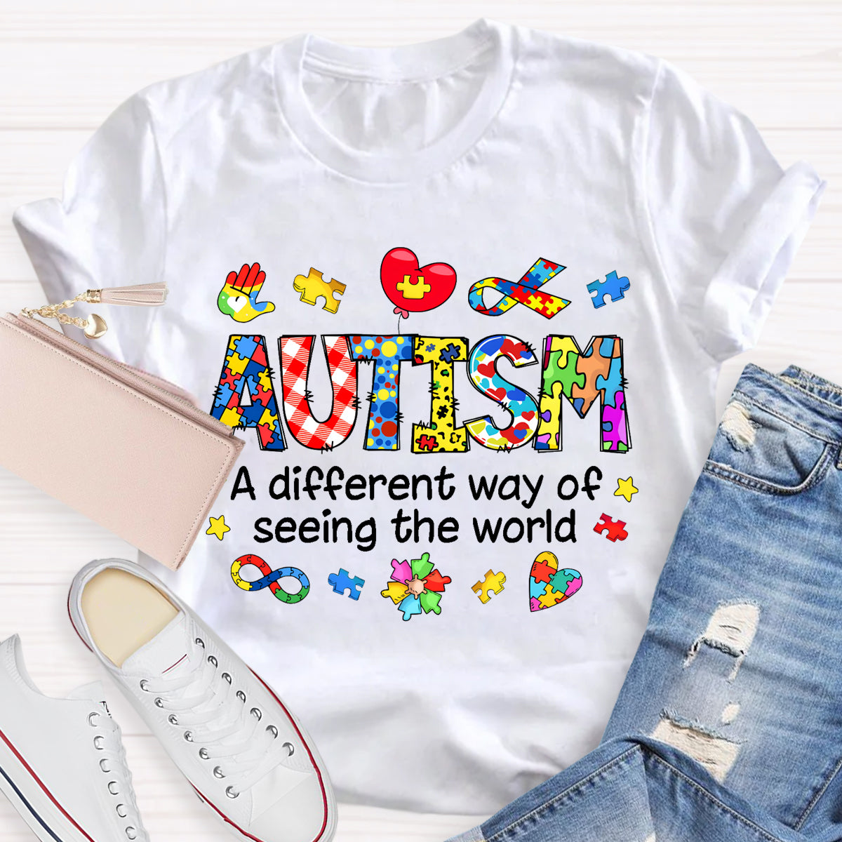 Autism A Different Way Of Seeing The World T-Shirt