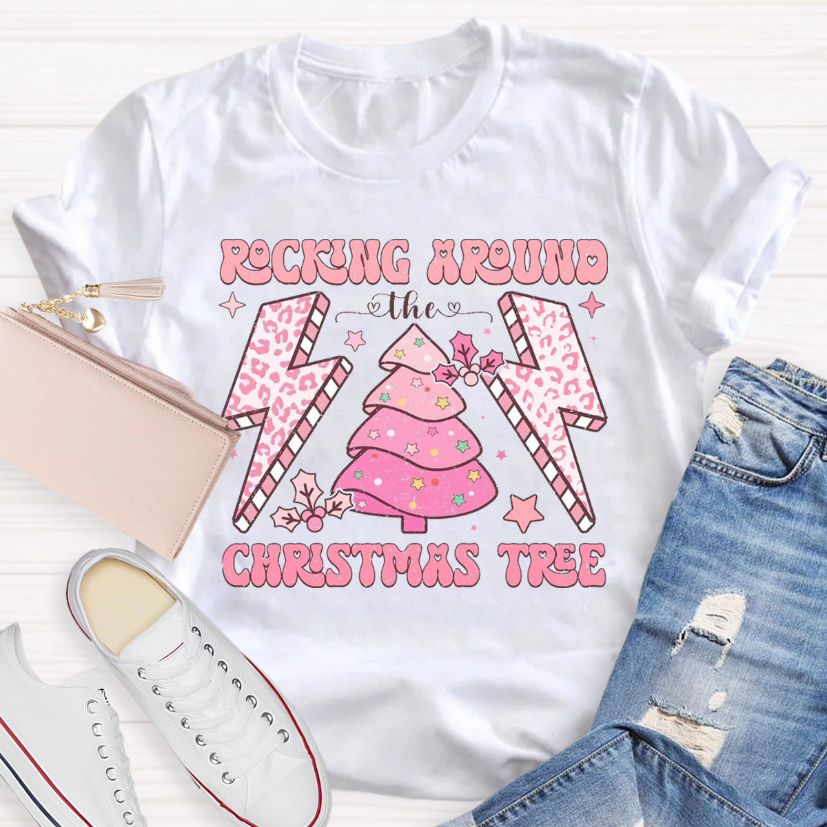 Rock Round The Classroom Tree Teacher T-Shirt