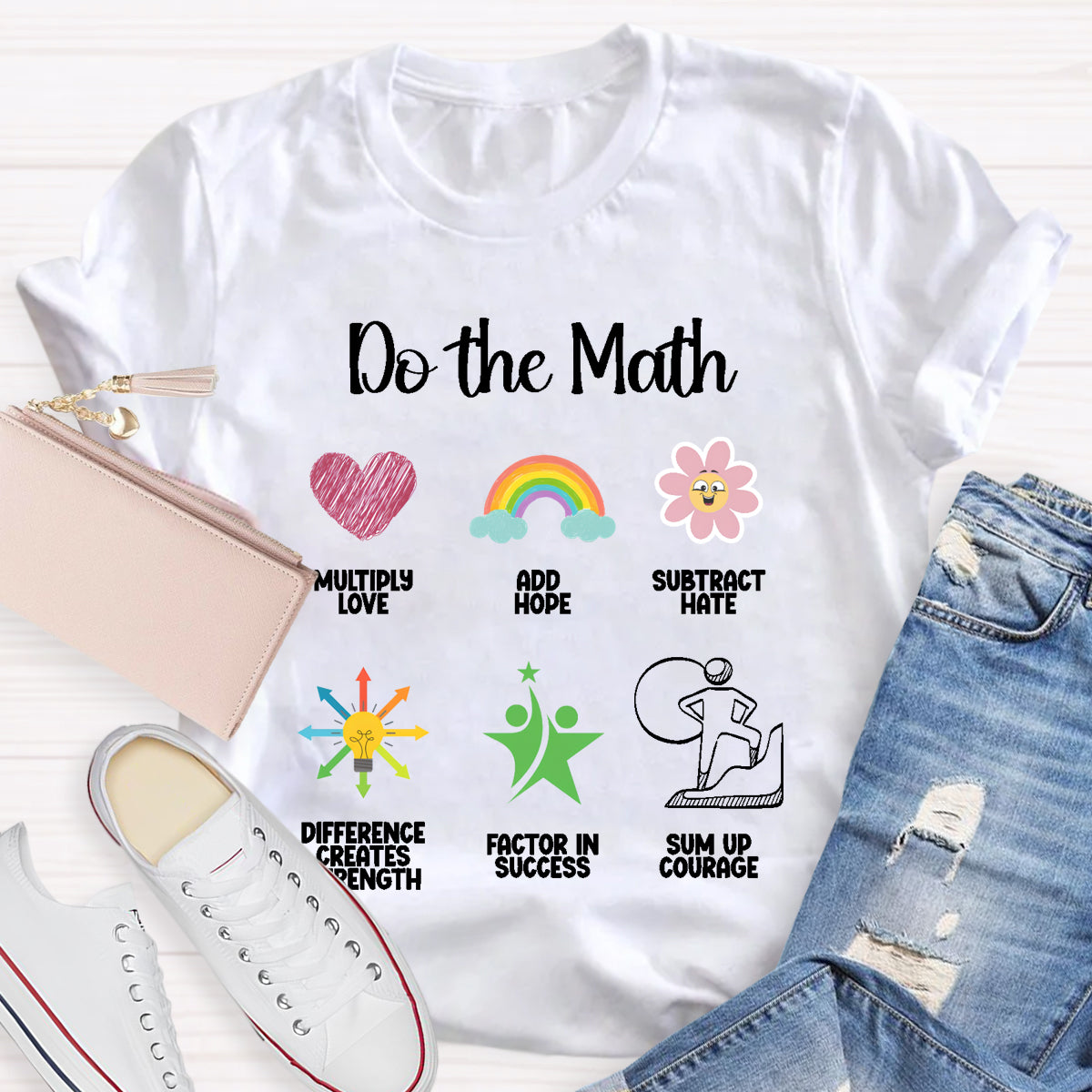 Do The Math Add Hope Math Teacher T-Shirt