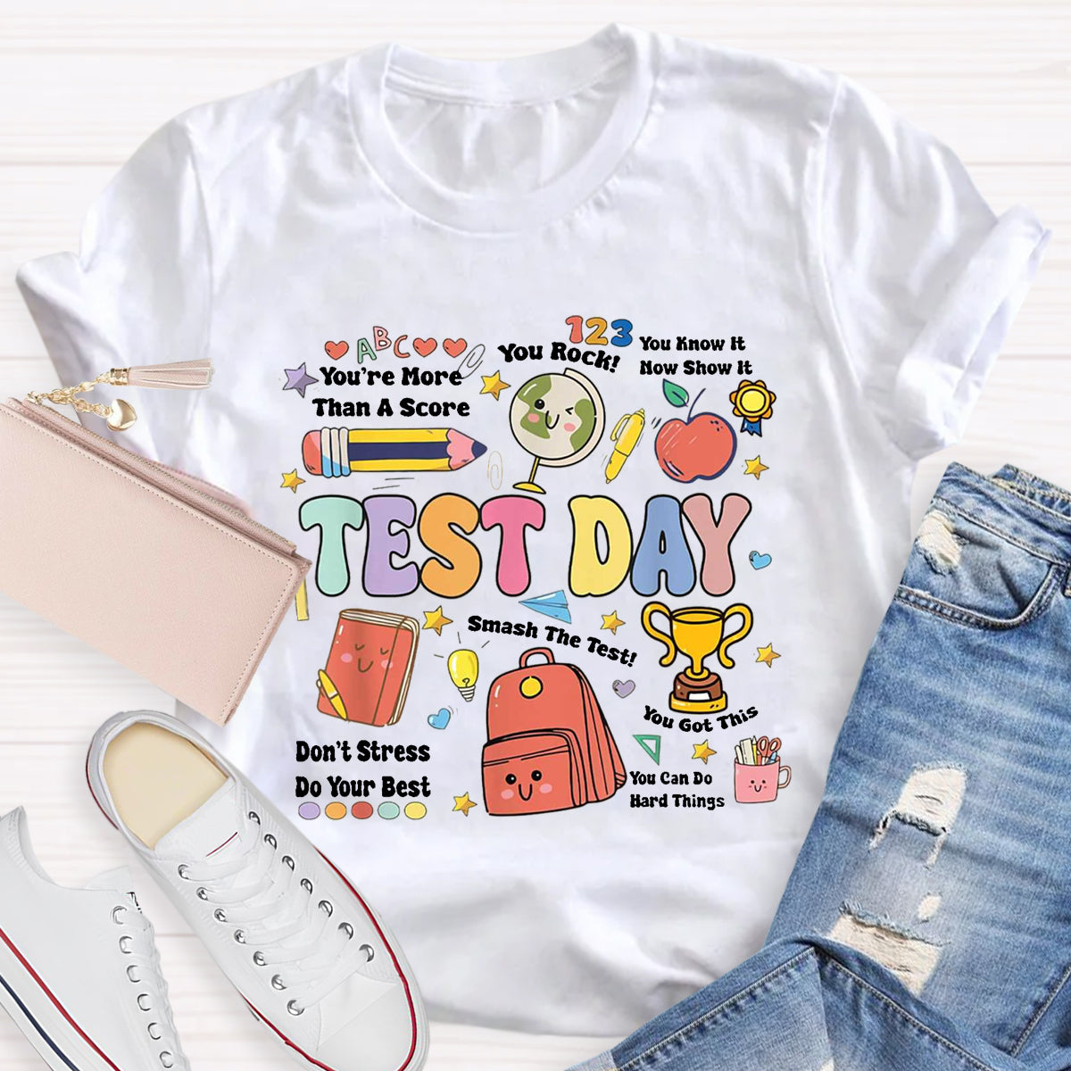 Don't Stress Do Your Best Test Day T-Shirt