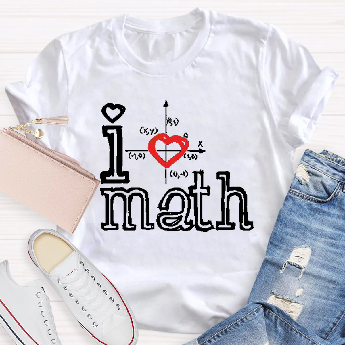 I Love Math Teacher T-Shirt