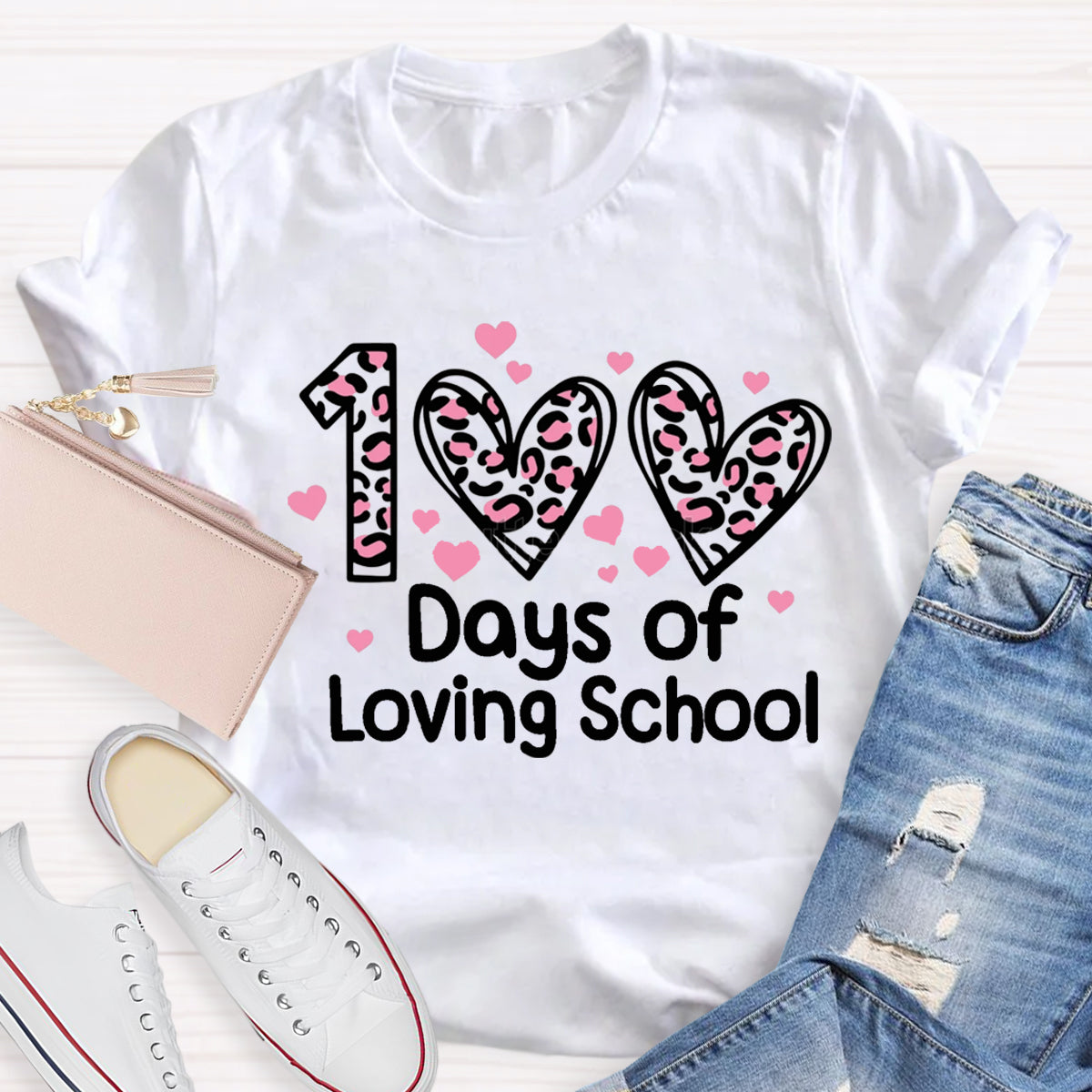 100 Days Of Loving School Teacher T-Shirt