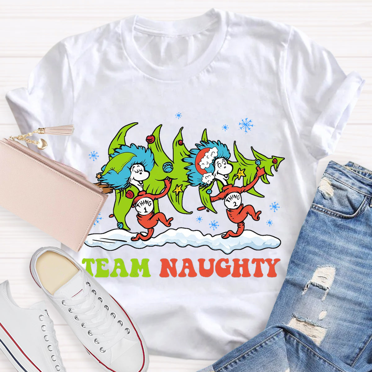 Merry Christmas Team Naughty T-Shirt