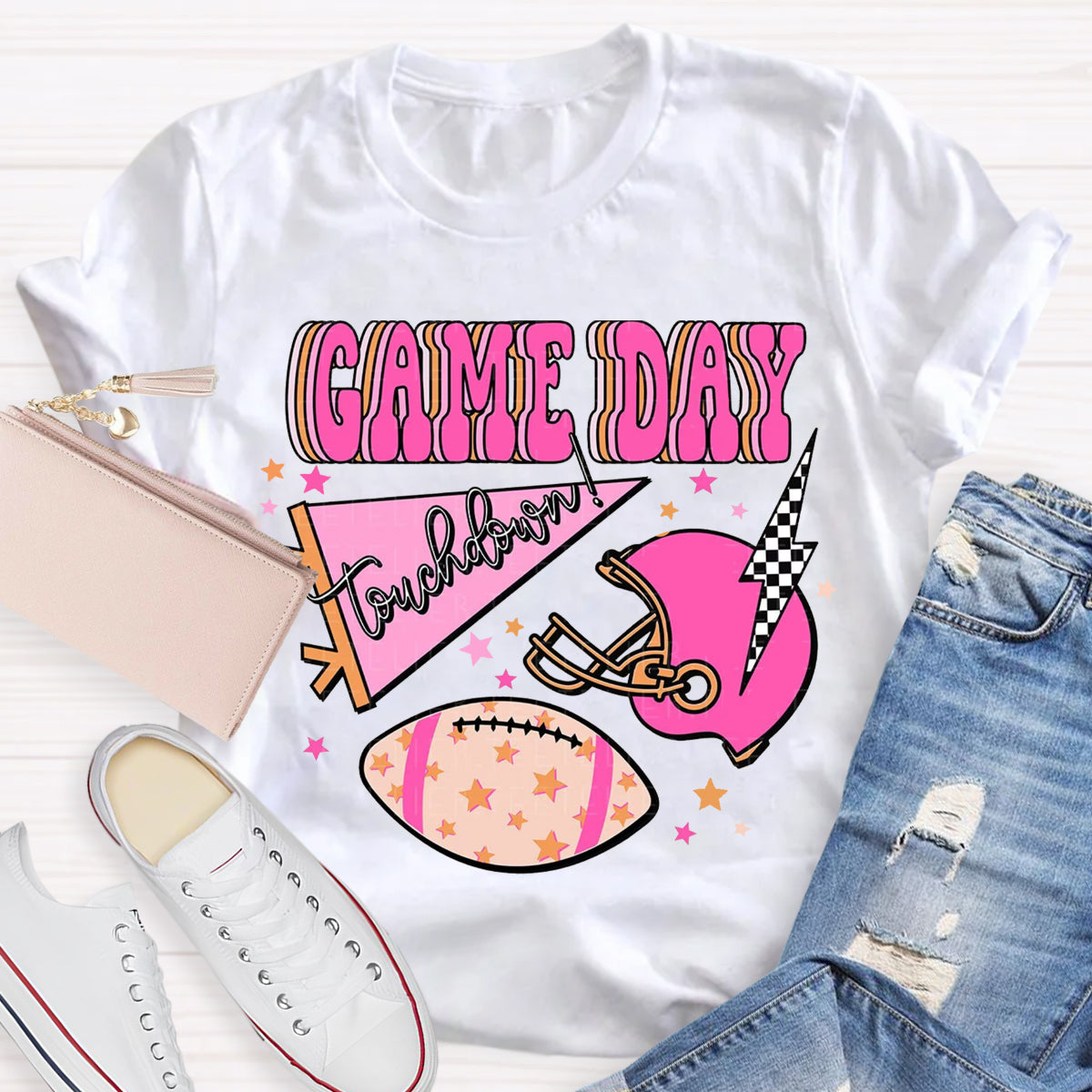 Game Day Football Touchdown Season T-Shirt