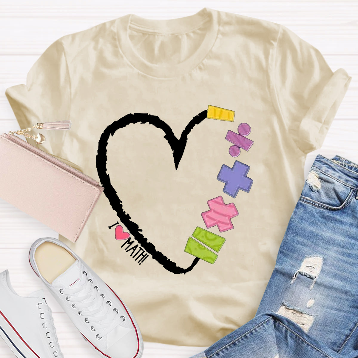 I Love Math Math Teacher T-Shirt