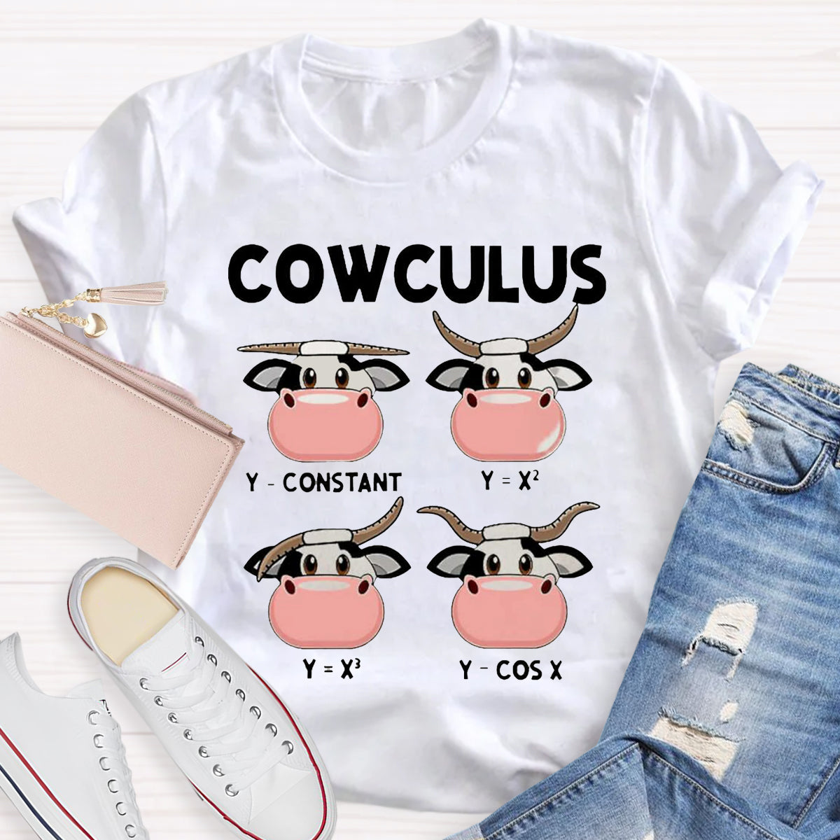 Cowculus  Math Teacher T-Shirt