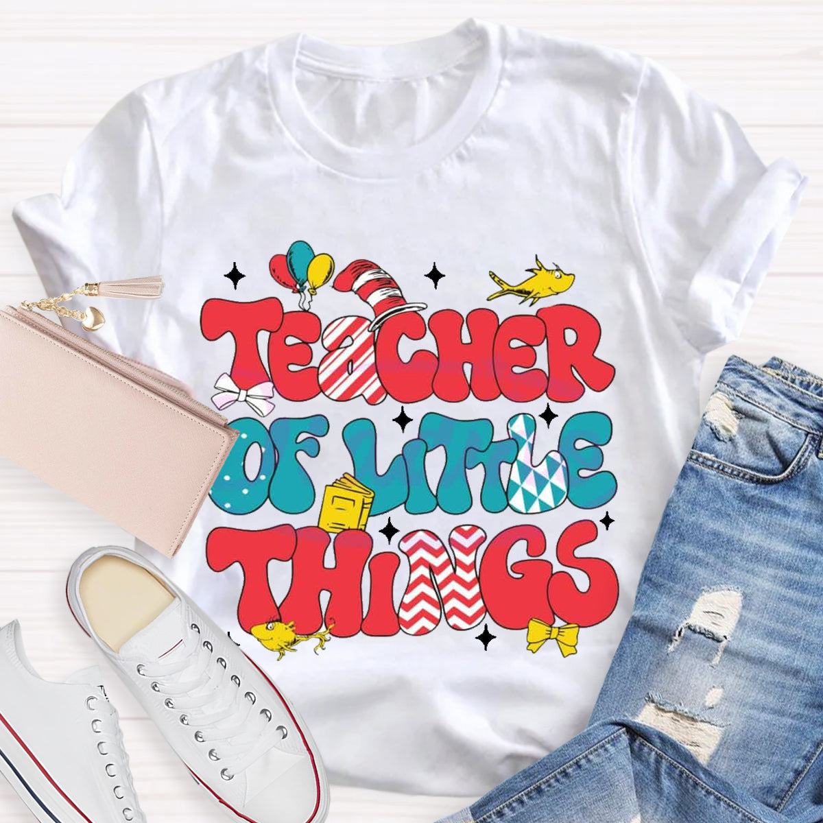 Teacher Of Little Things National Read Teacher T-Shirt