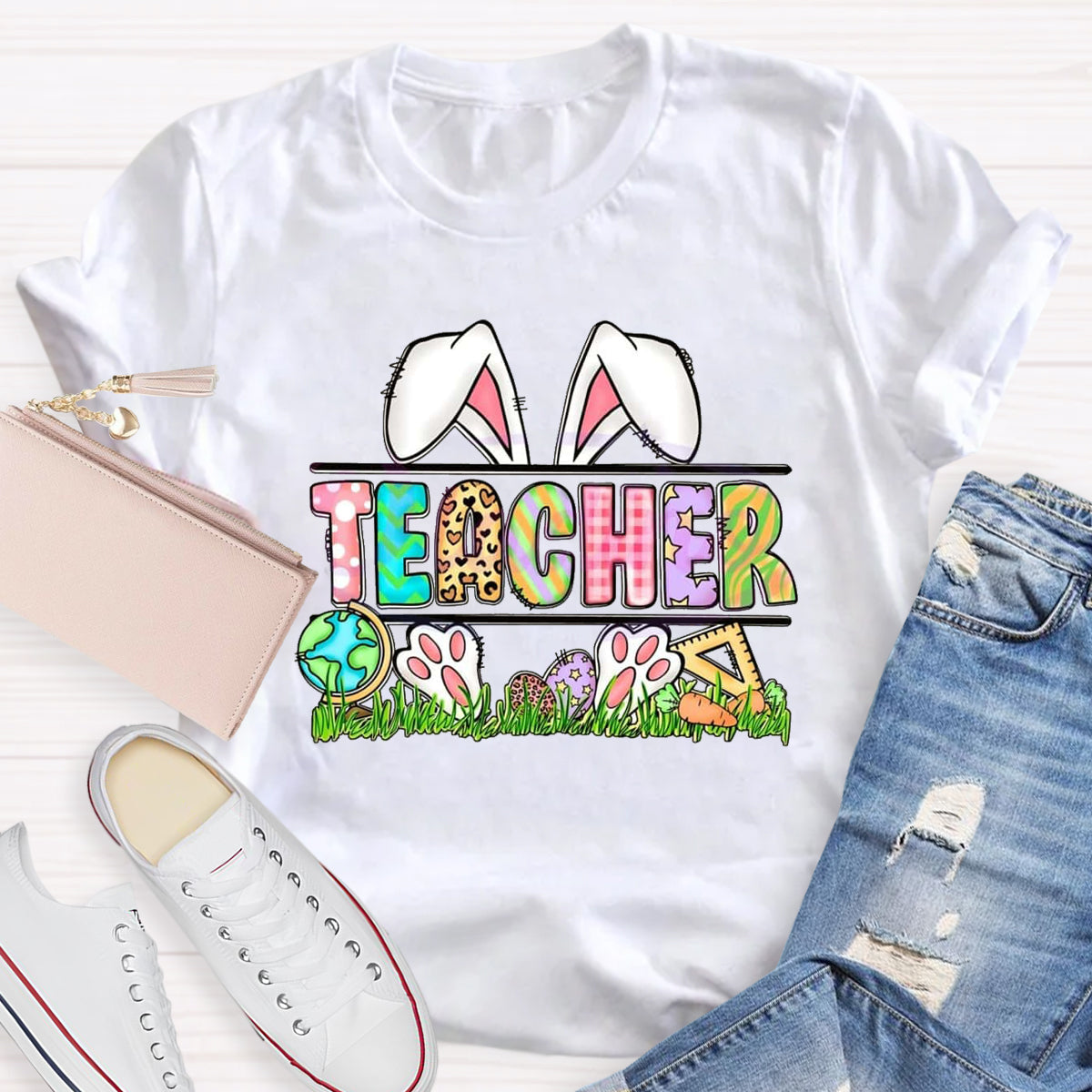 Teacher Easter Teaching My Peeps T-Shirt