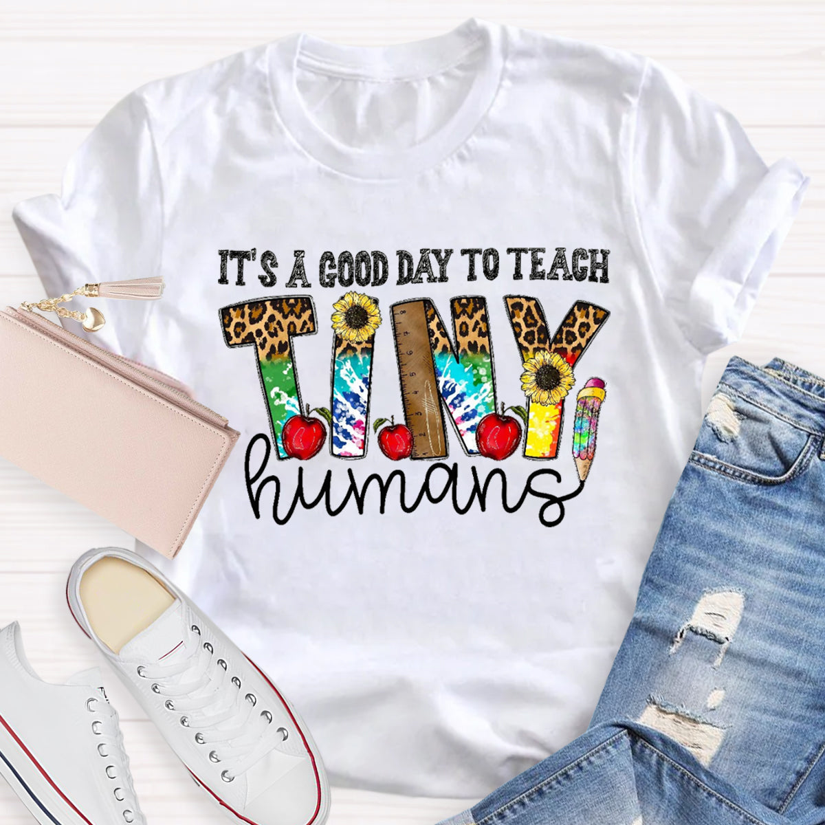 It's A Good Day To Teach Tiny Humans Leopard T-Shirt