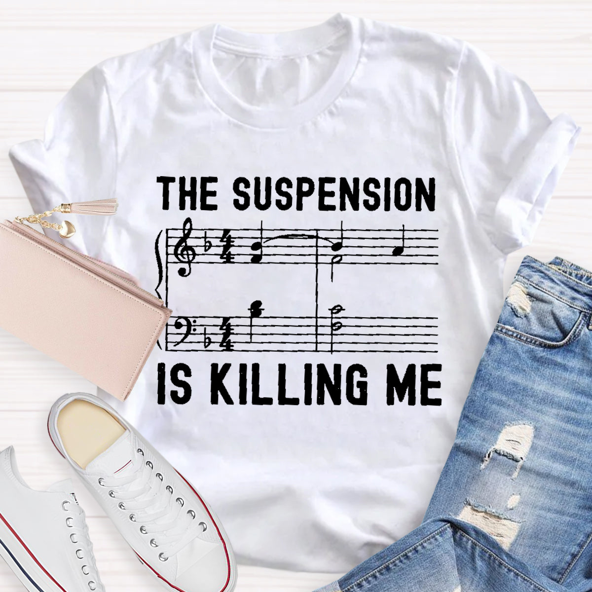 The Suspension Is Killing Me Math Teacher T-Shirt