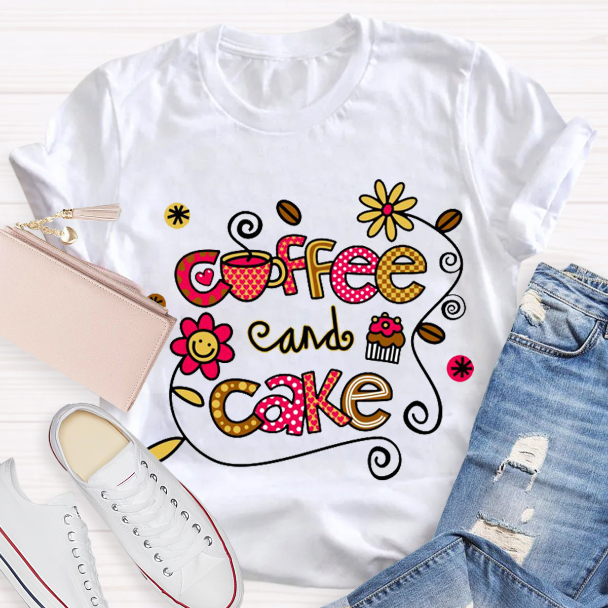 Coffee And Cake Happy Holiday T-Shirt