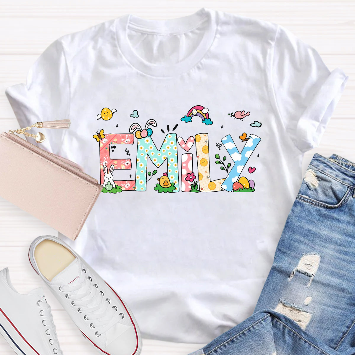 Personalized Name Easter Emily T-Shirt