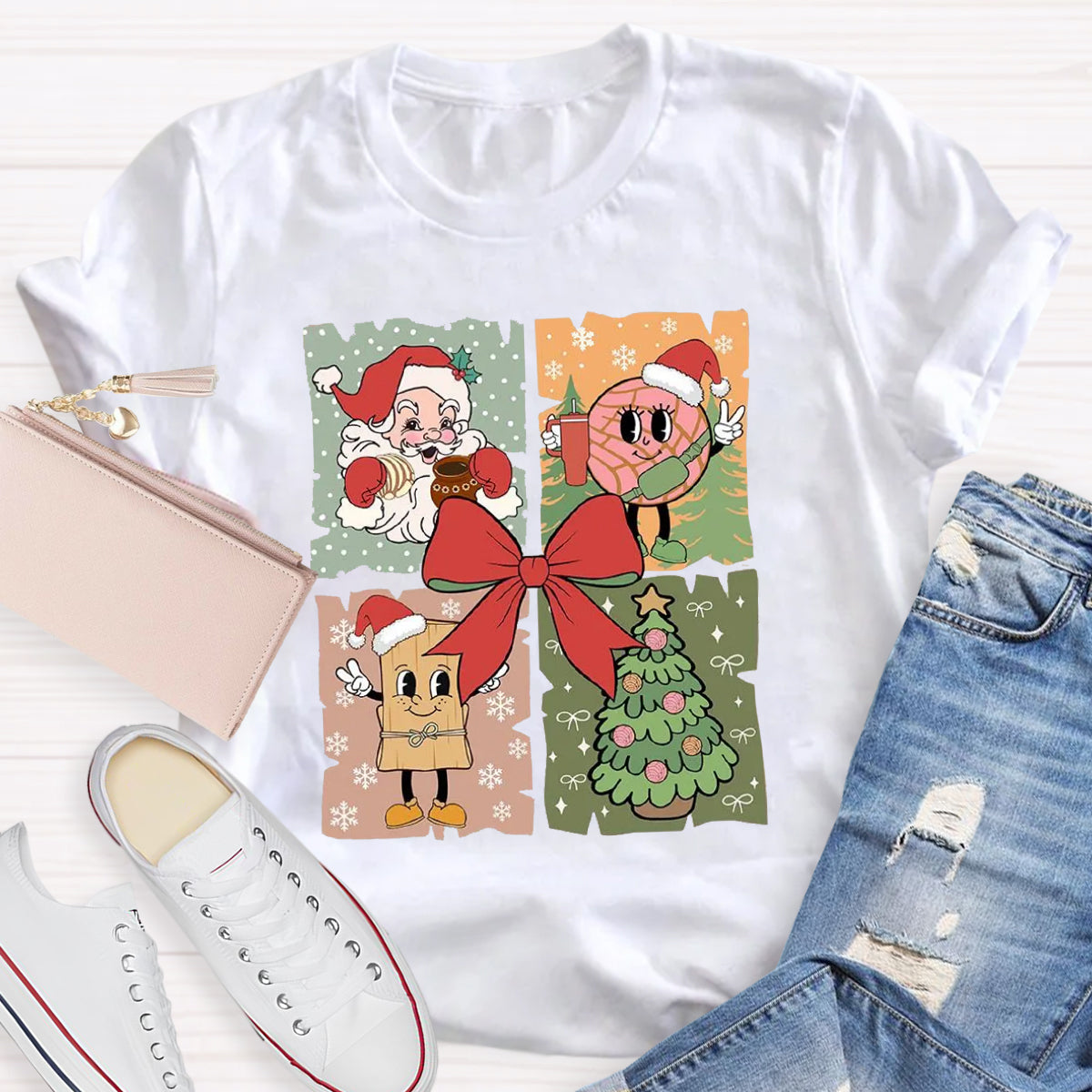 Santa Claus Christmas tree T-Shirt