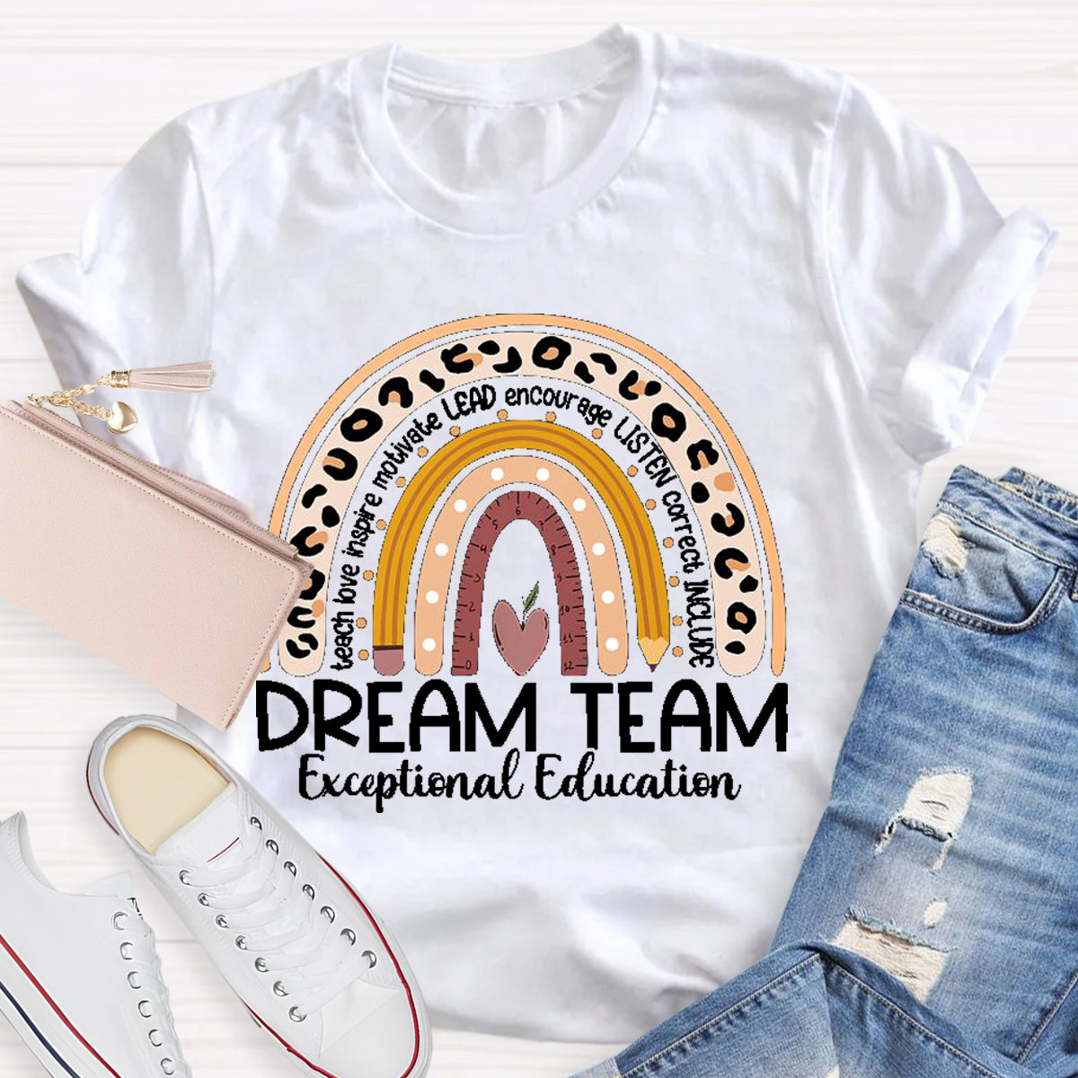 Personalized Dream Team Name Teacher T-Shirt