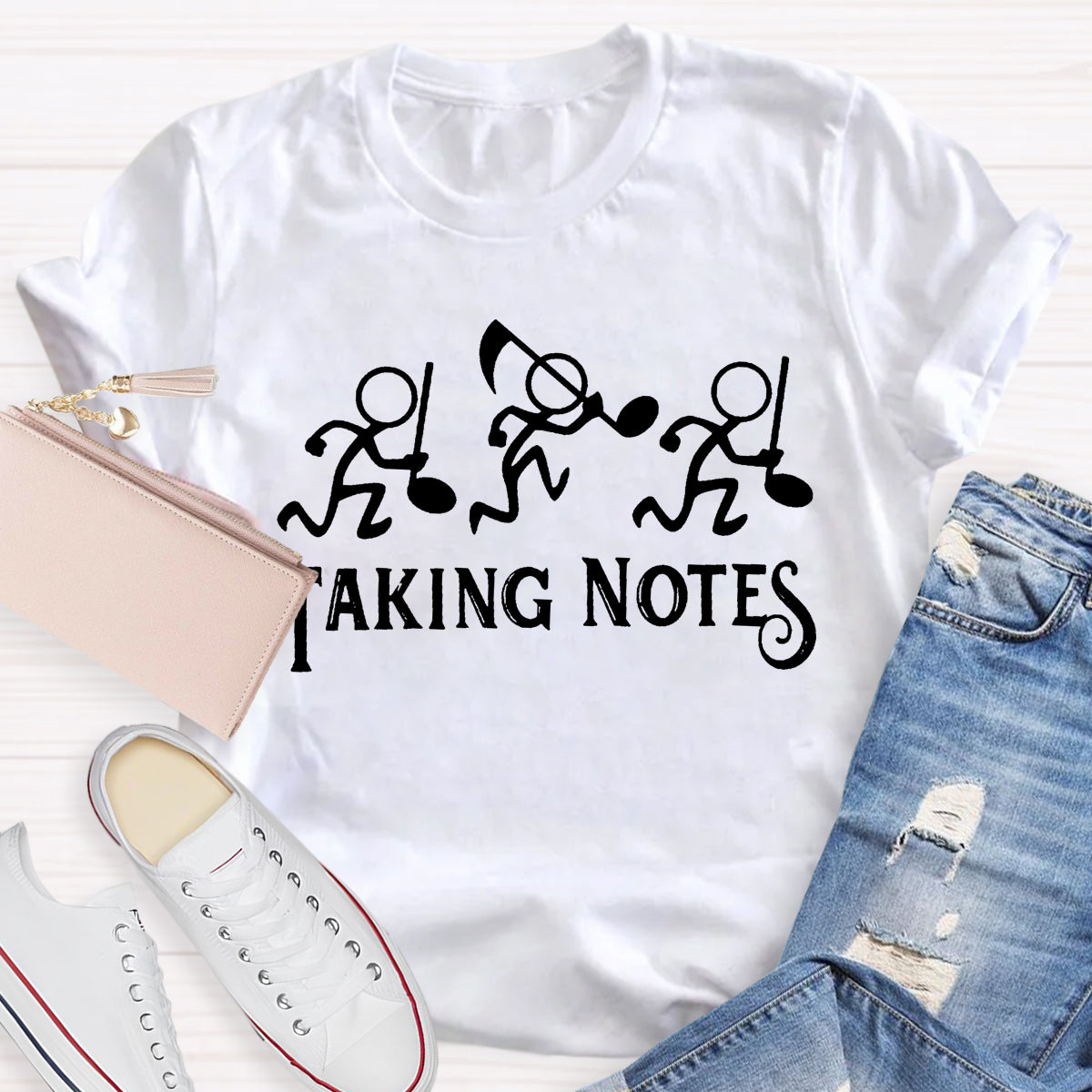 Taking Notes Music Teacher T-Shirt