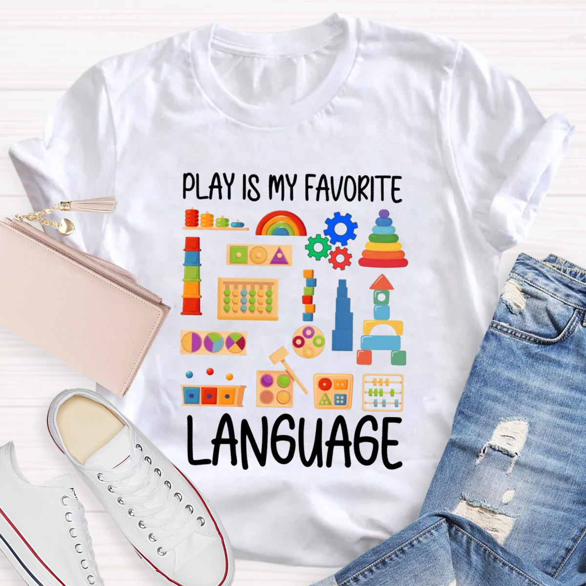 Play Is My Favorite Way to Learn Teacher T-Shirt