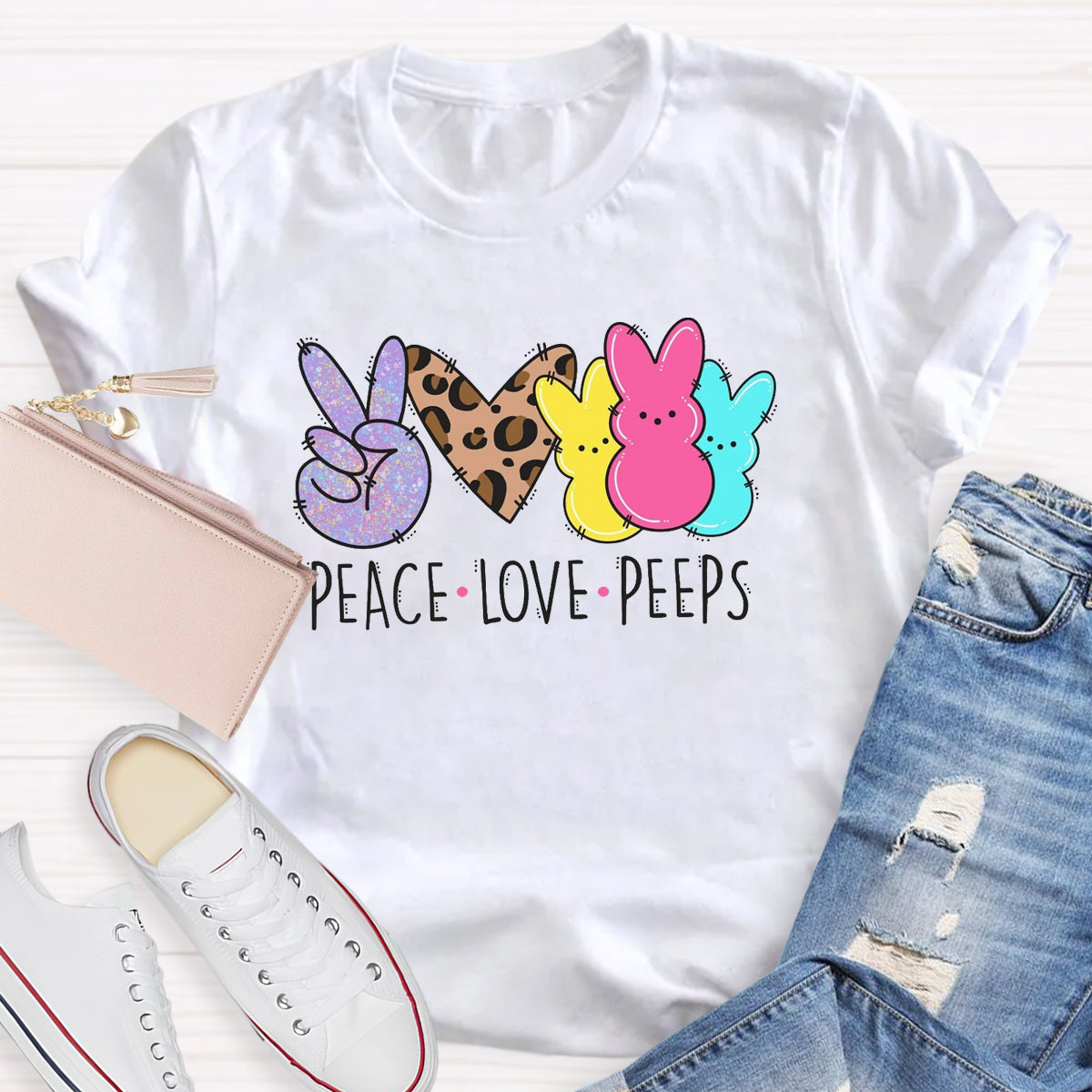 Peace Love Peeps T-Shirt