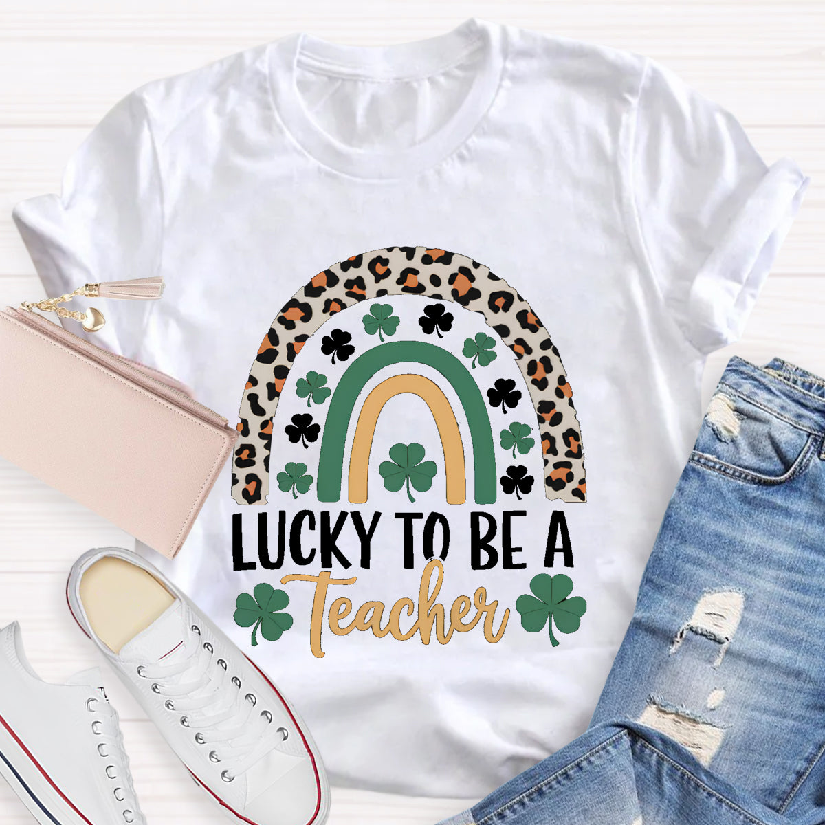 Lucky To Be A Teacher T-Shirt