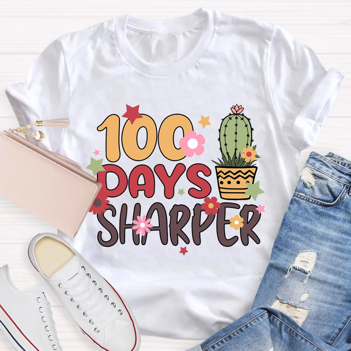 100 Days Sharper Teacher T-Shirt