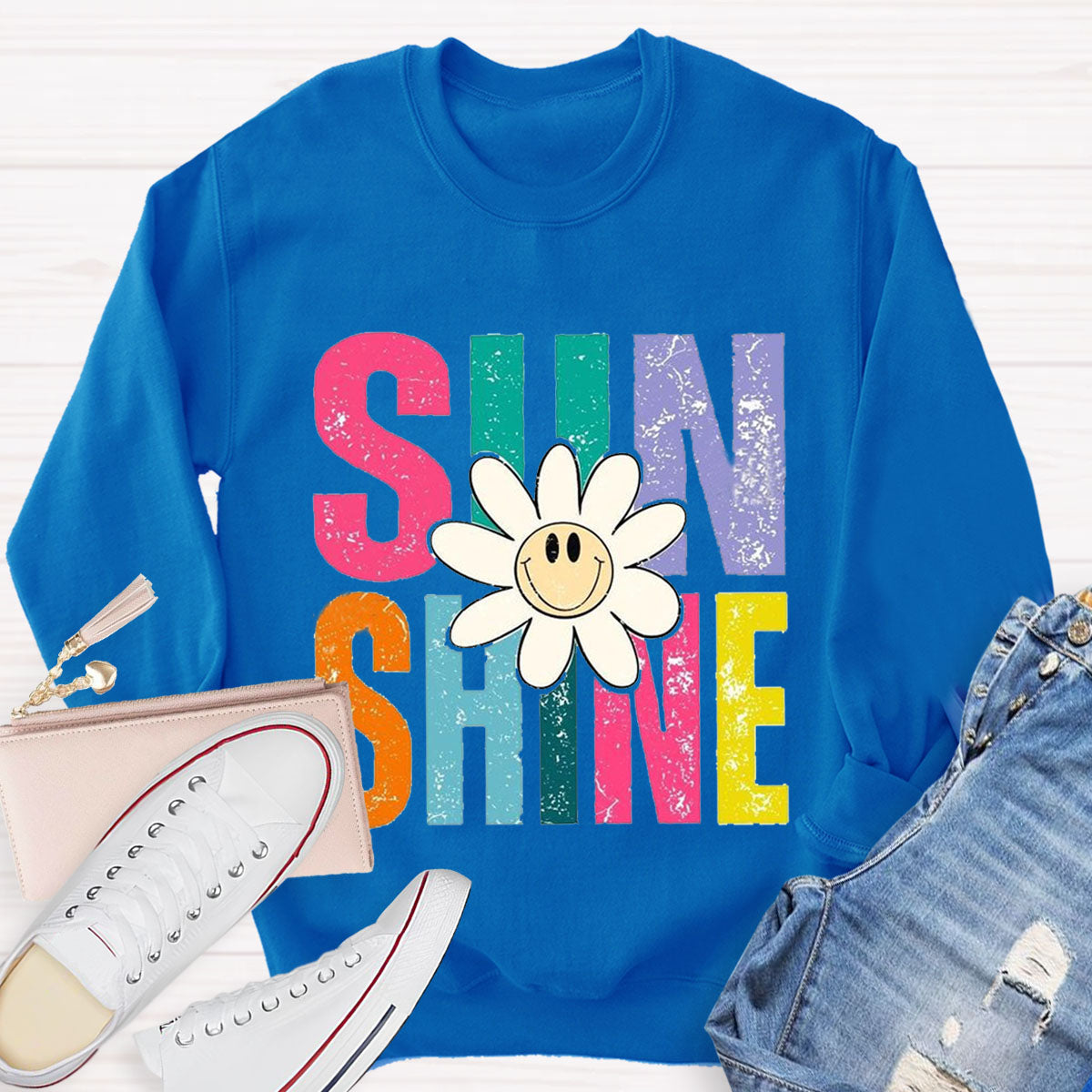 Positive Sunshine Teacher Sweatshirt