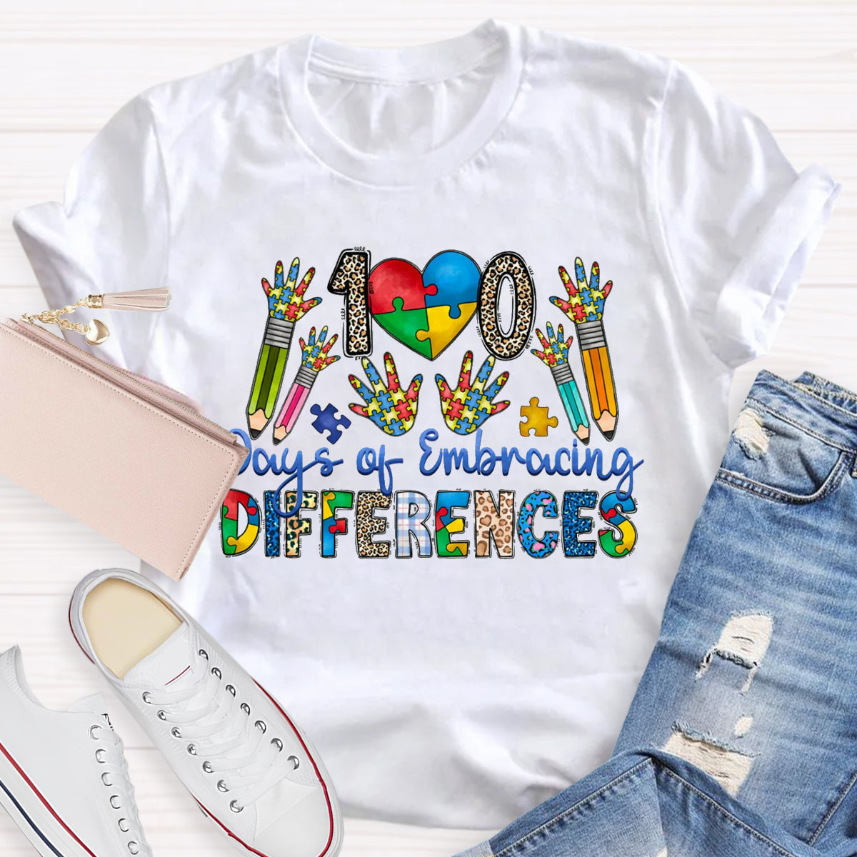 100 Days Of Embracing Difference T-Shirt