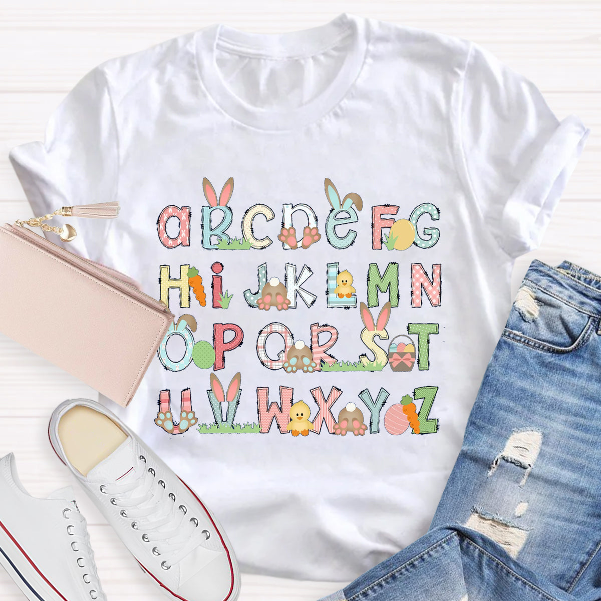 Easter Bunny Alphabet T-Shirt