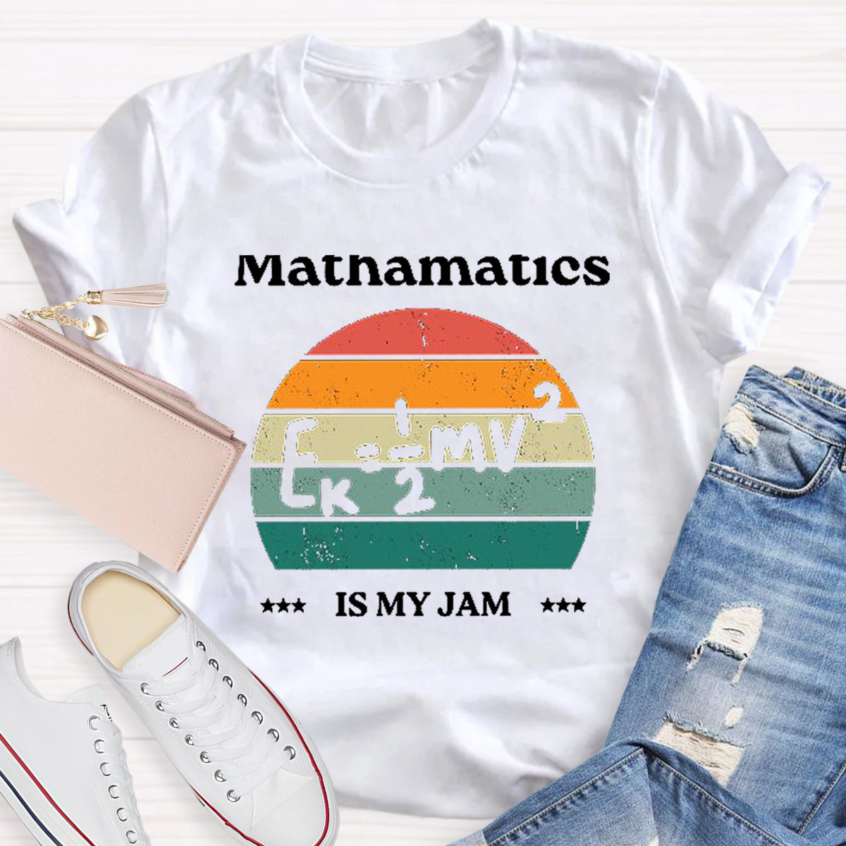 Mathematics Is My Jam Teacher T-Shirt