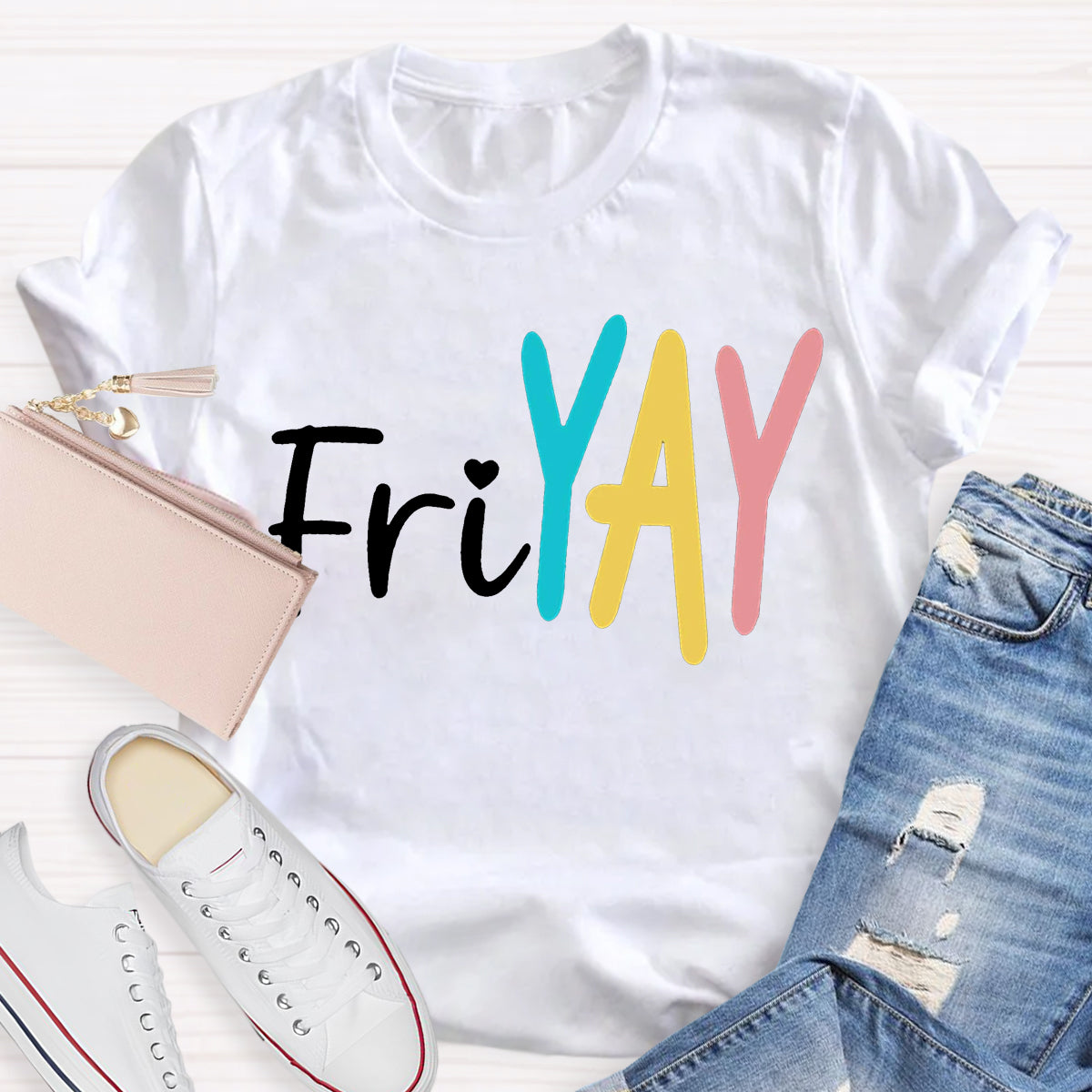 Yay Friyay Teacher T-Shirt