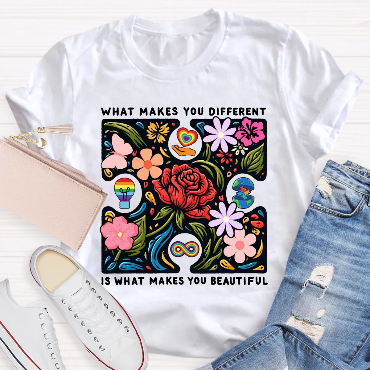 What Makes You Different Is What Make You Beautiful T-Shirt